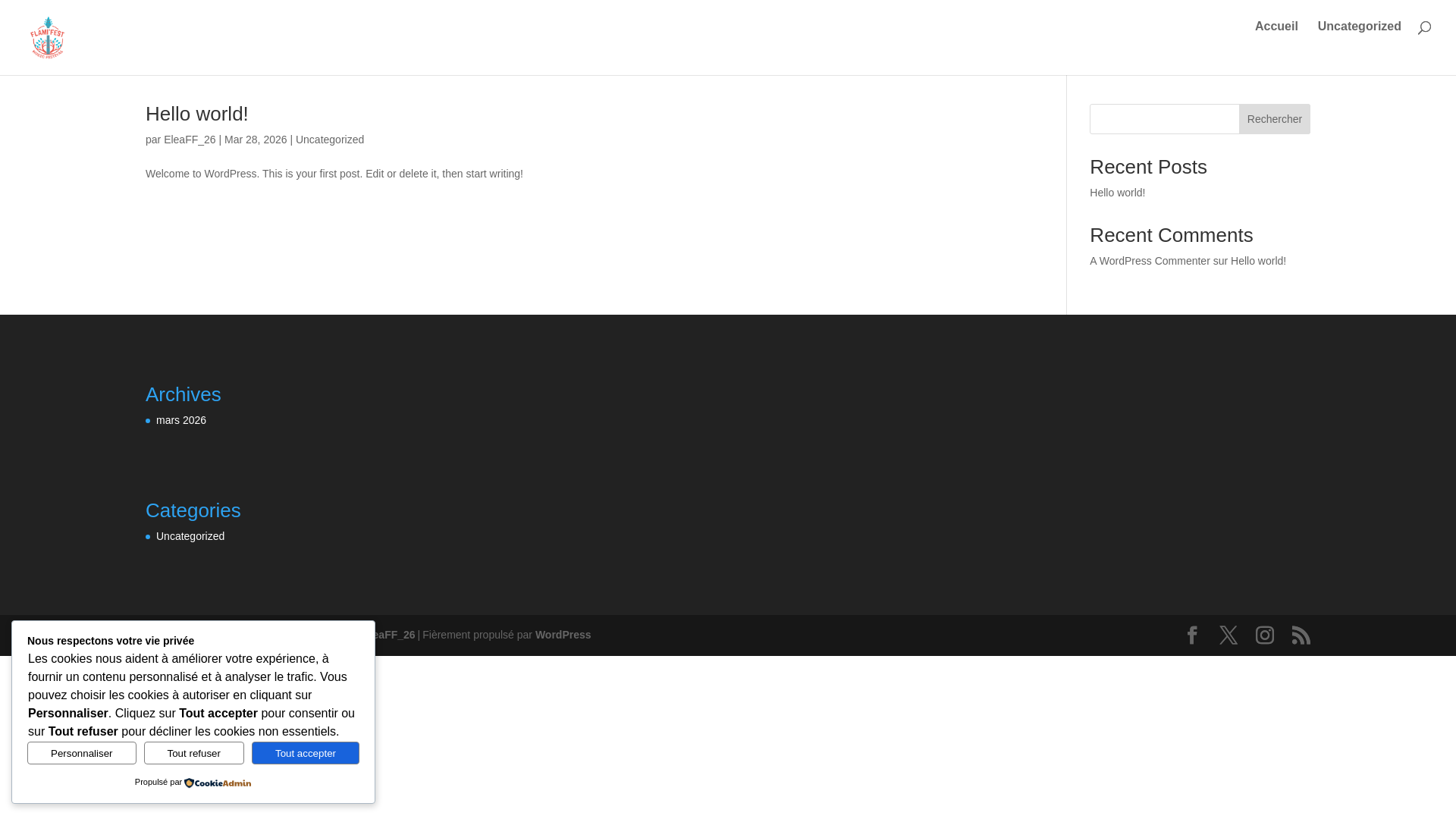 website screenshot of https://flamifest.fr/