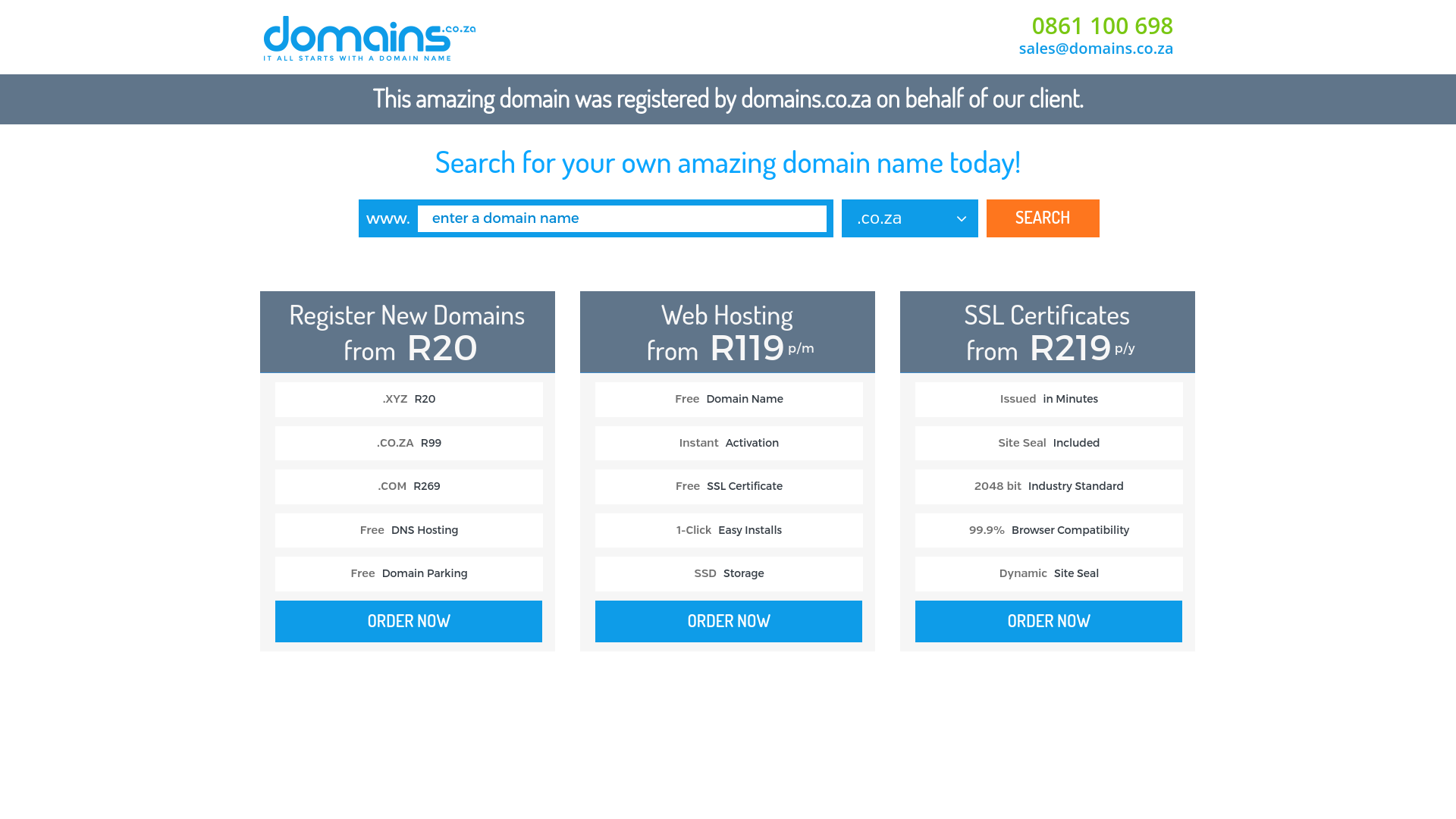 website screenshot of https://zeven-maritime.co.za/