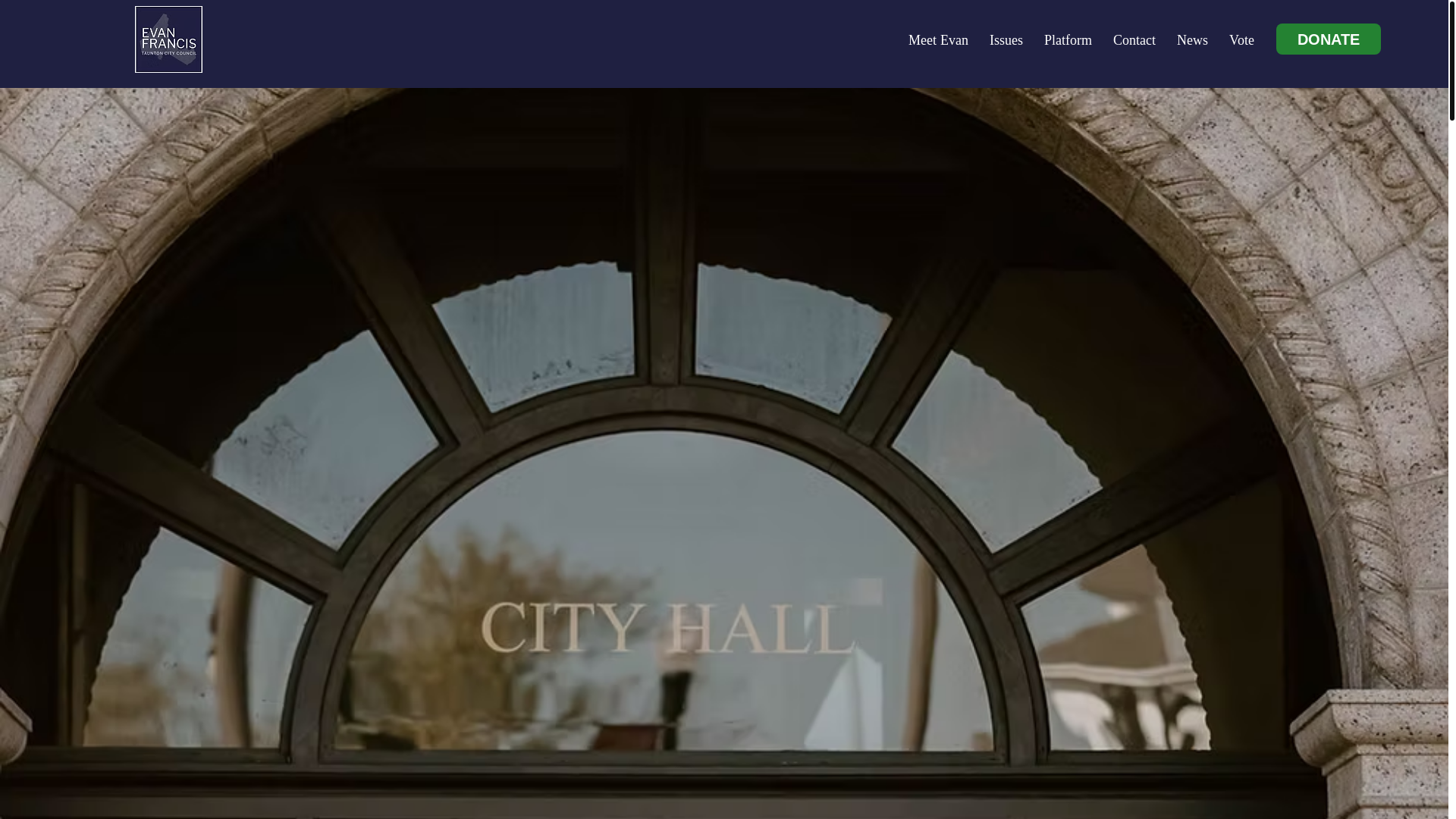 website screenshot of https://evanfortaunton.com/