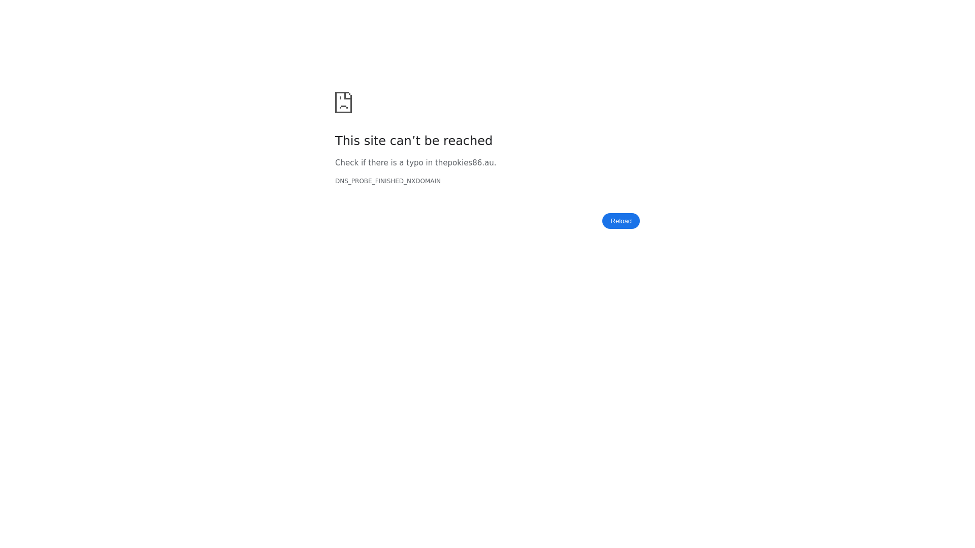 website screenshot of https://thepokies86.au