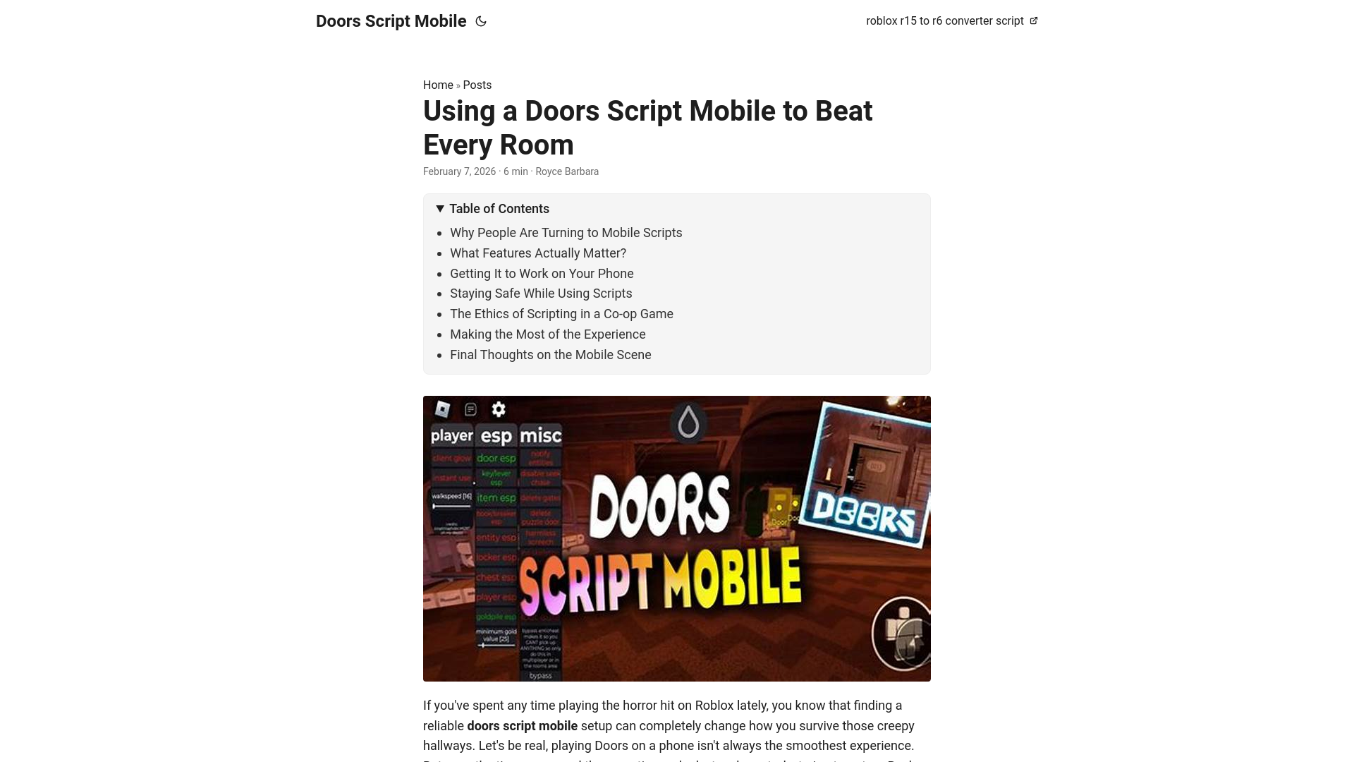 website screenshot of https://doors-script-mobile.pages.dev/