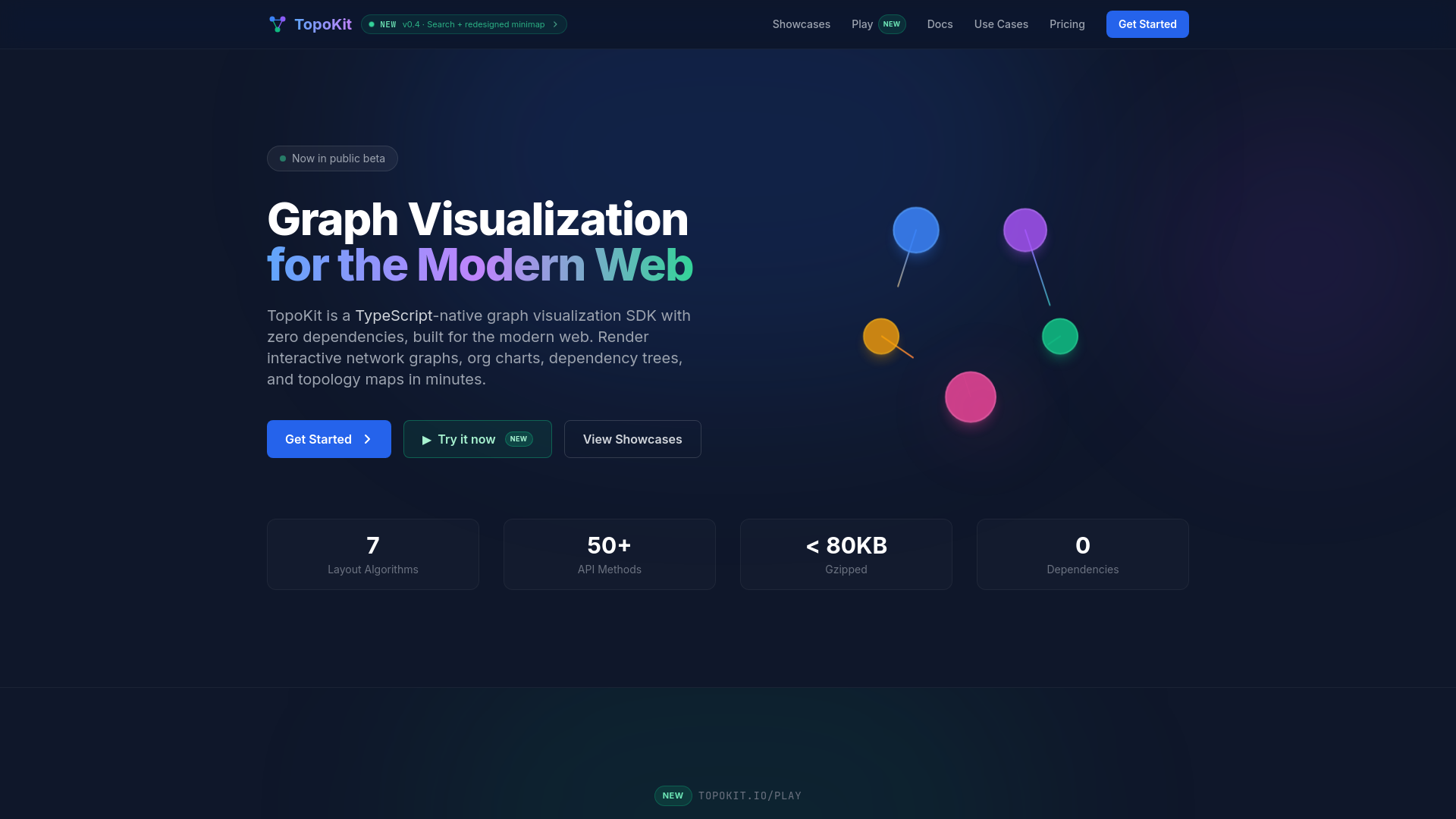website screenshot of https://topokit.io/