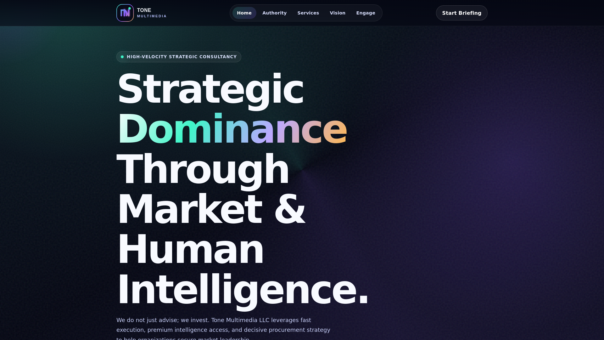 website screenshot of https://tonemultimediato.com/