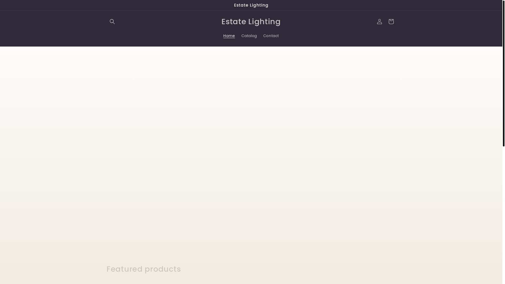 website screenshot of https://estatelighting.org/