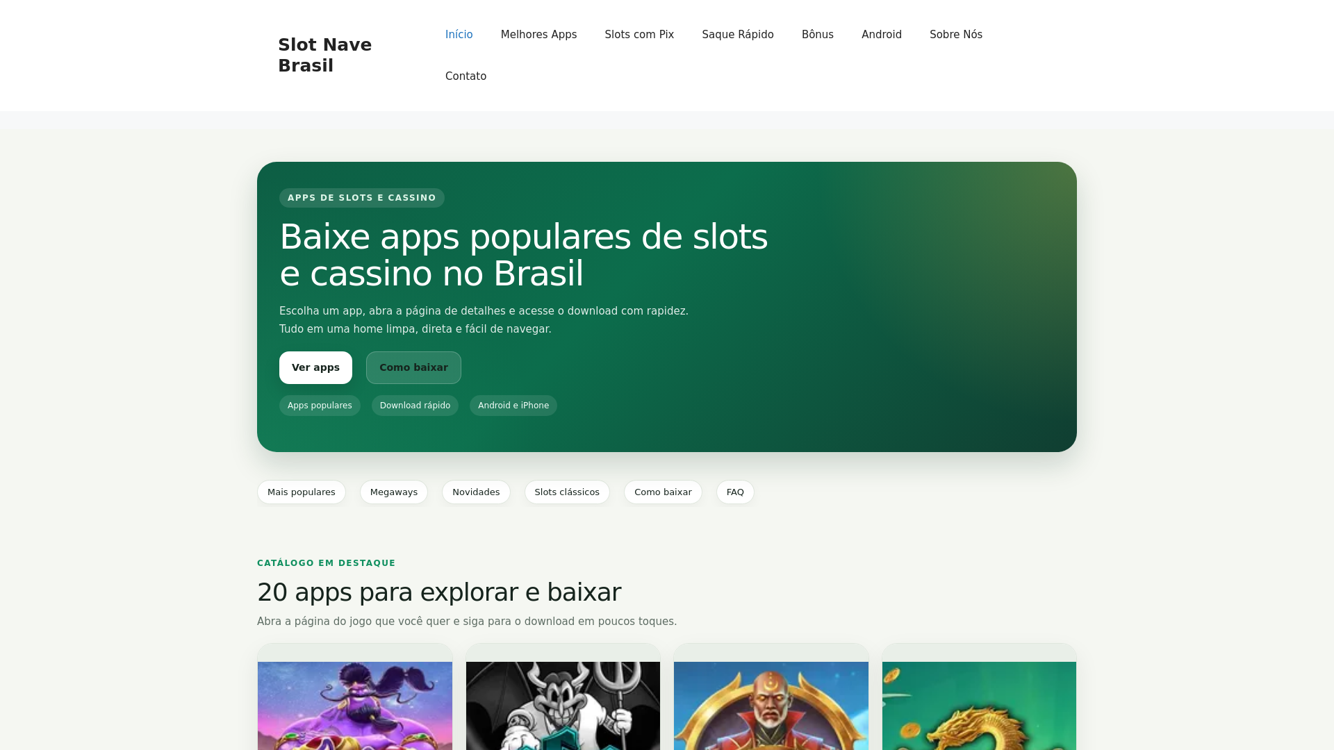 website screenshot of https://slotnave.com/