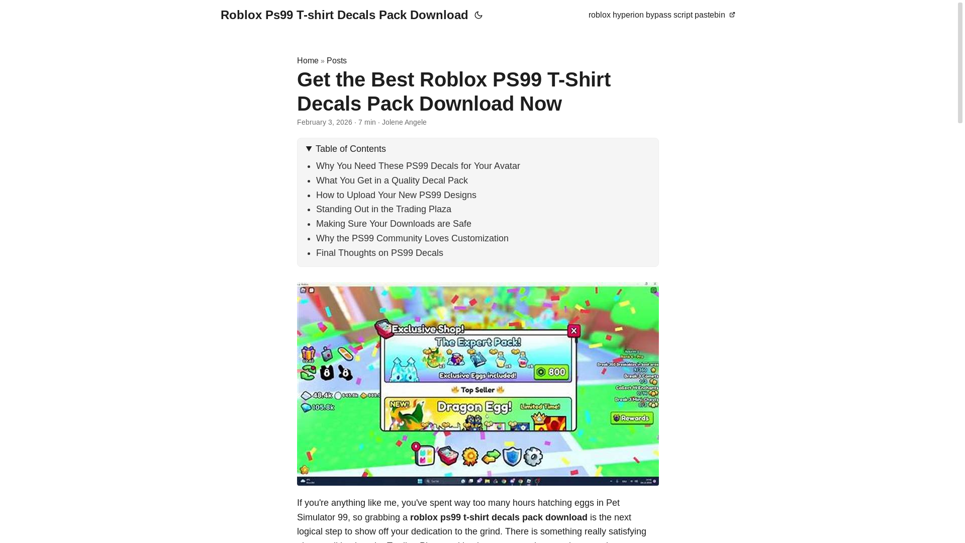 website screenshot of https://roblox-ps99-t-shirt-decals-pack-download.pages.dev/