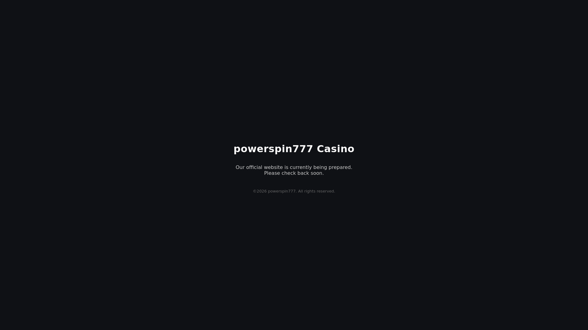 website screenshot of https://powerspin777-ph.com/