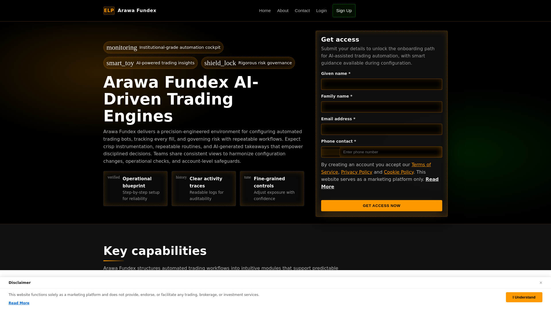 website screenshot of https://arawa-fundex-shop.pages.dev/