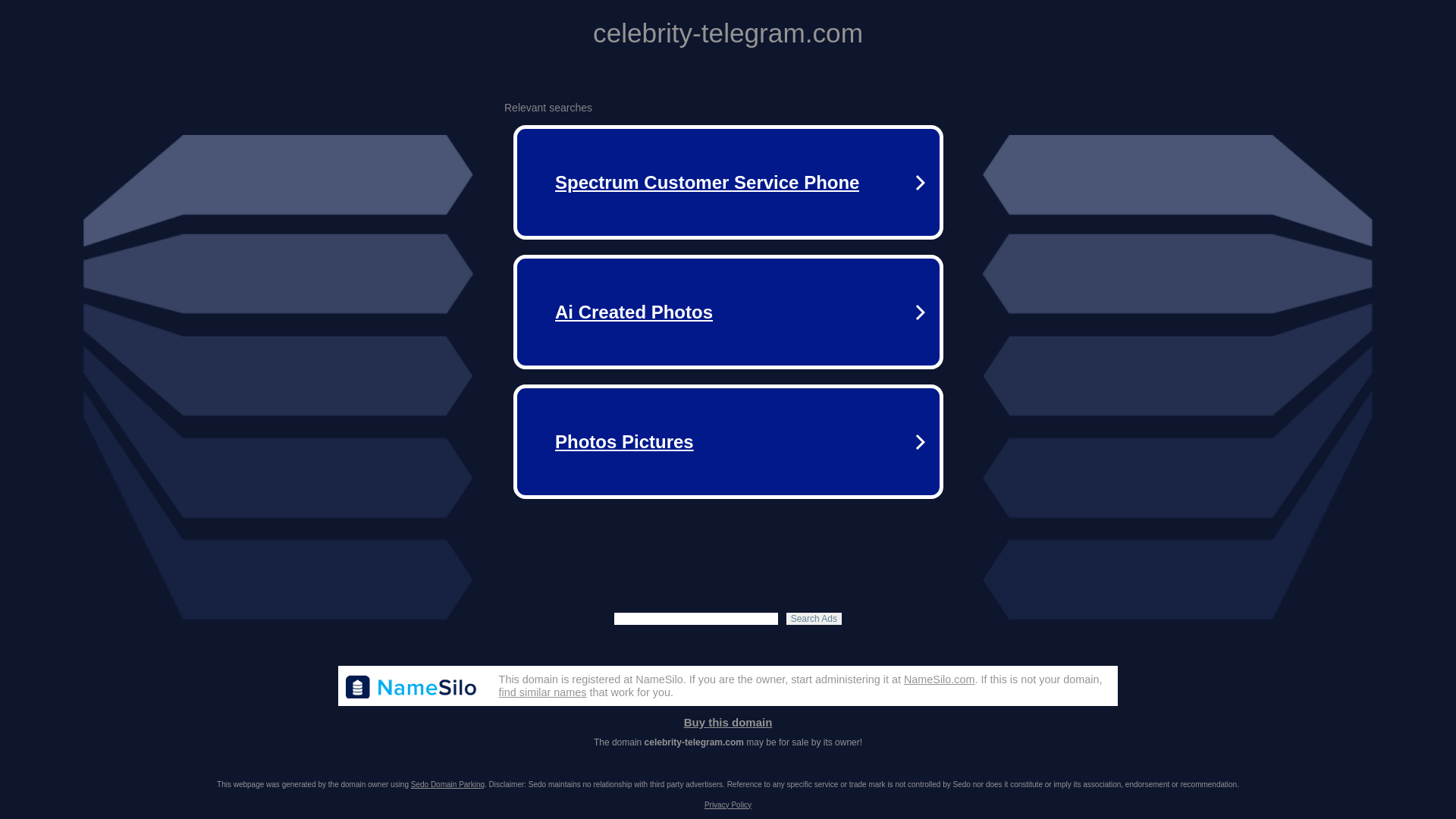 website screenshot of https://celebrity-telegram.com/