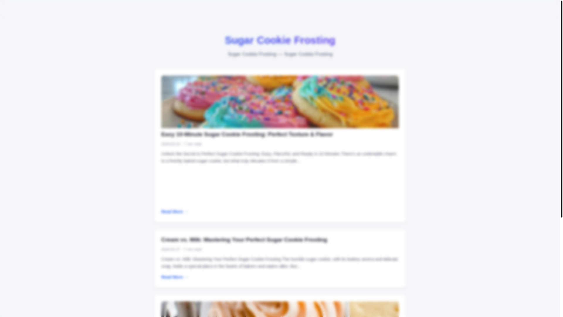 website screenshot of https://sugar-cookie-frosting.pages.dev/