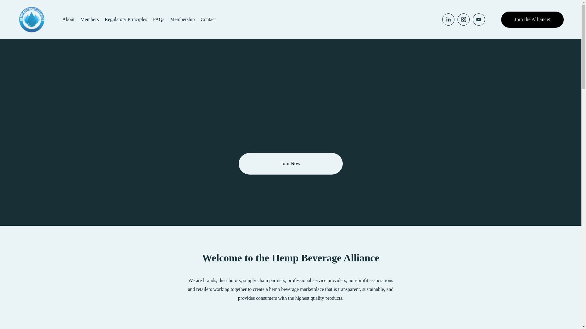 website screenshot of https://hempbeveragehotline.com/