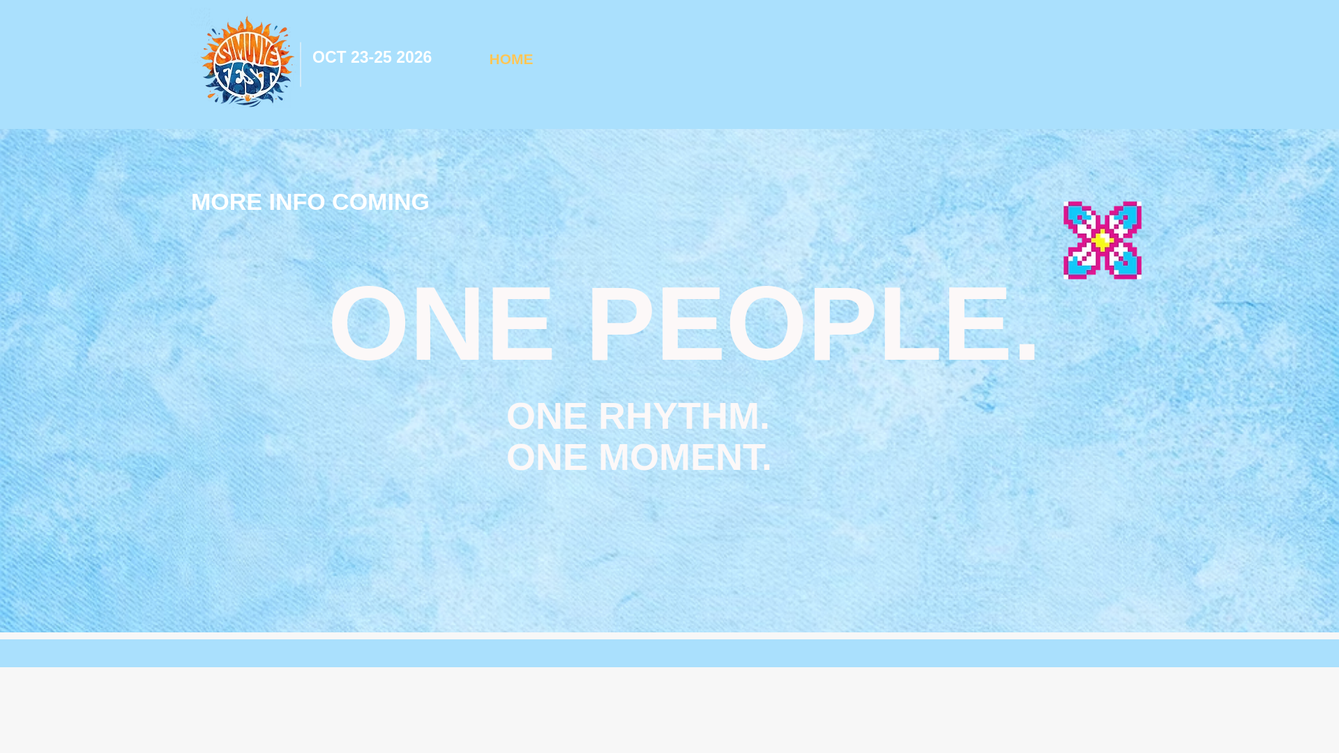 website screenshot of https://simunye-fest.com