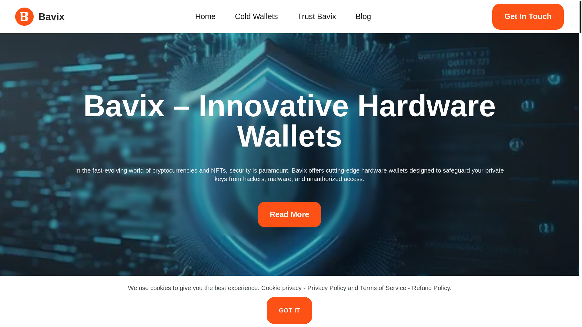 website screenshot of https://bavix.org/