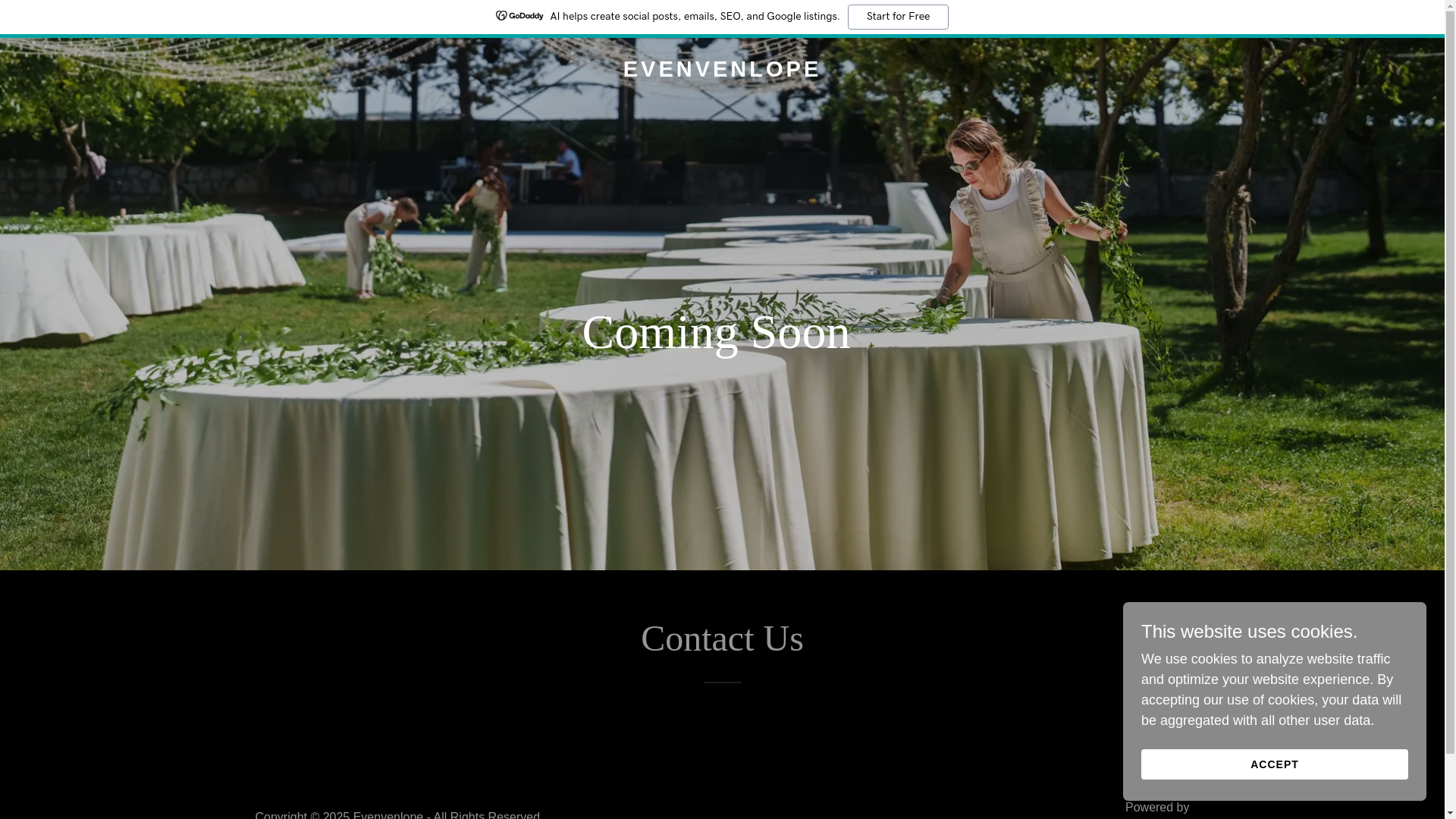 website screenshot of https://evenvelope.com/