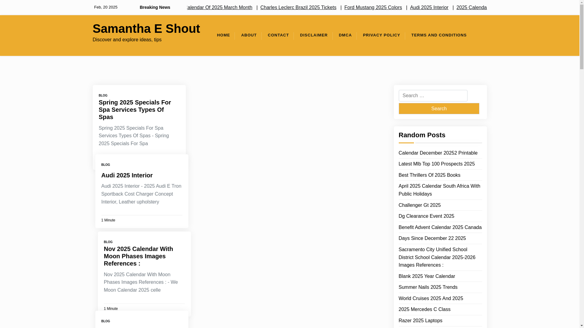 website screenshot of https://samanthaeshout.pages.dev/
