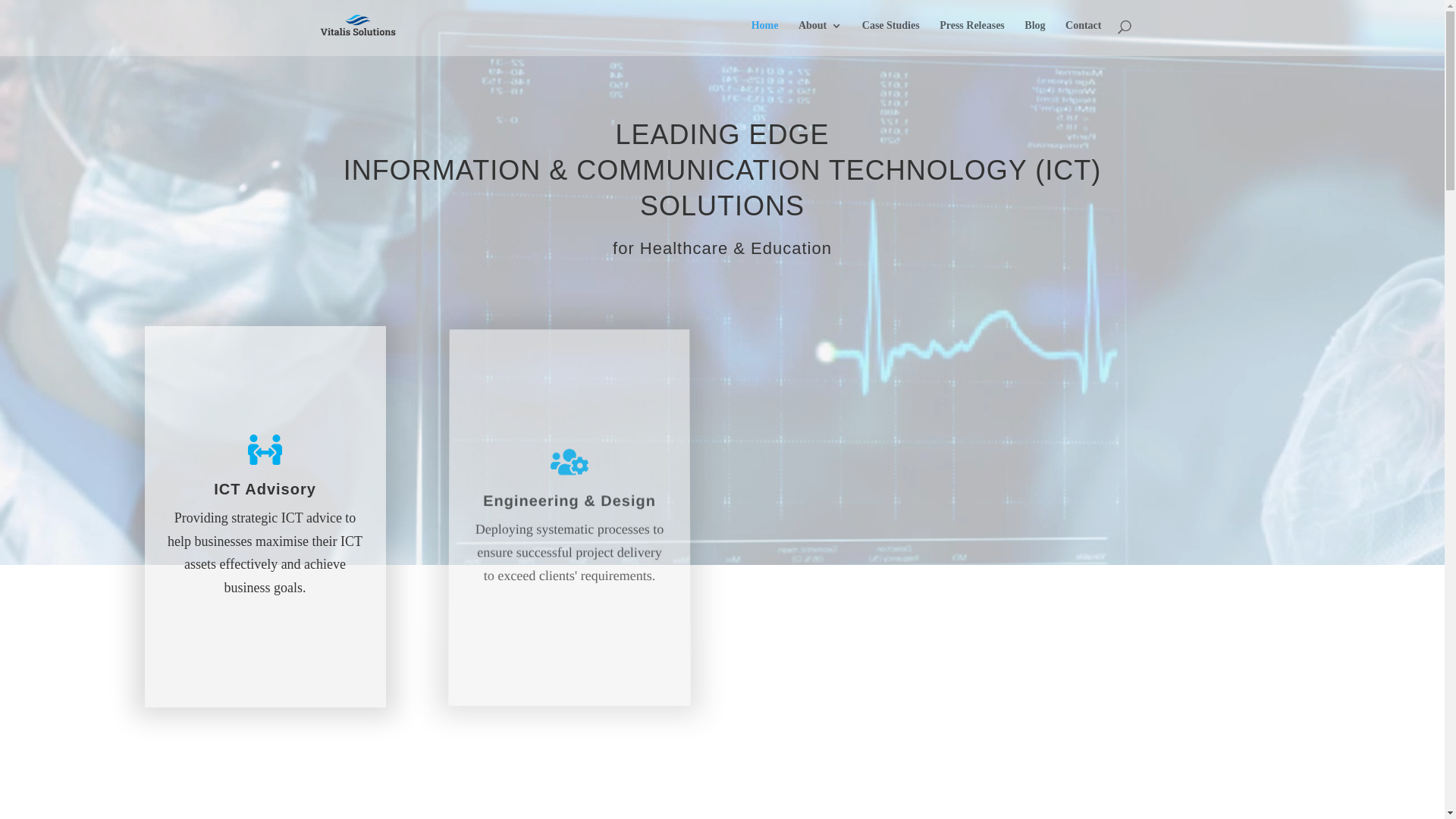 website screenshot of https://vitalissolutions.online/