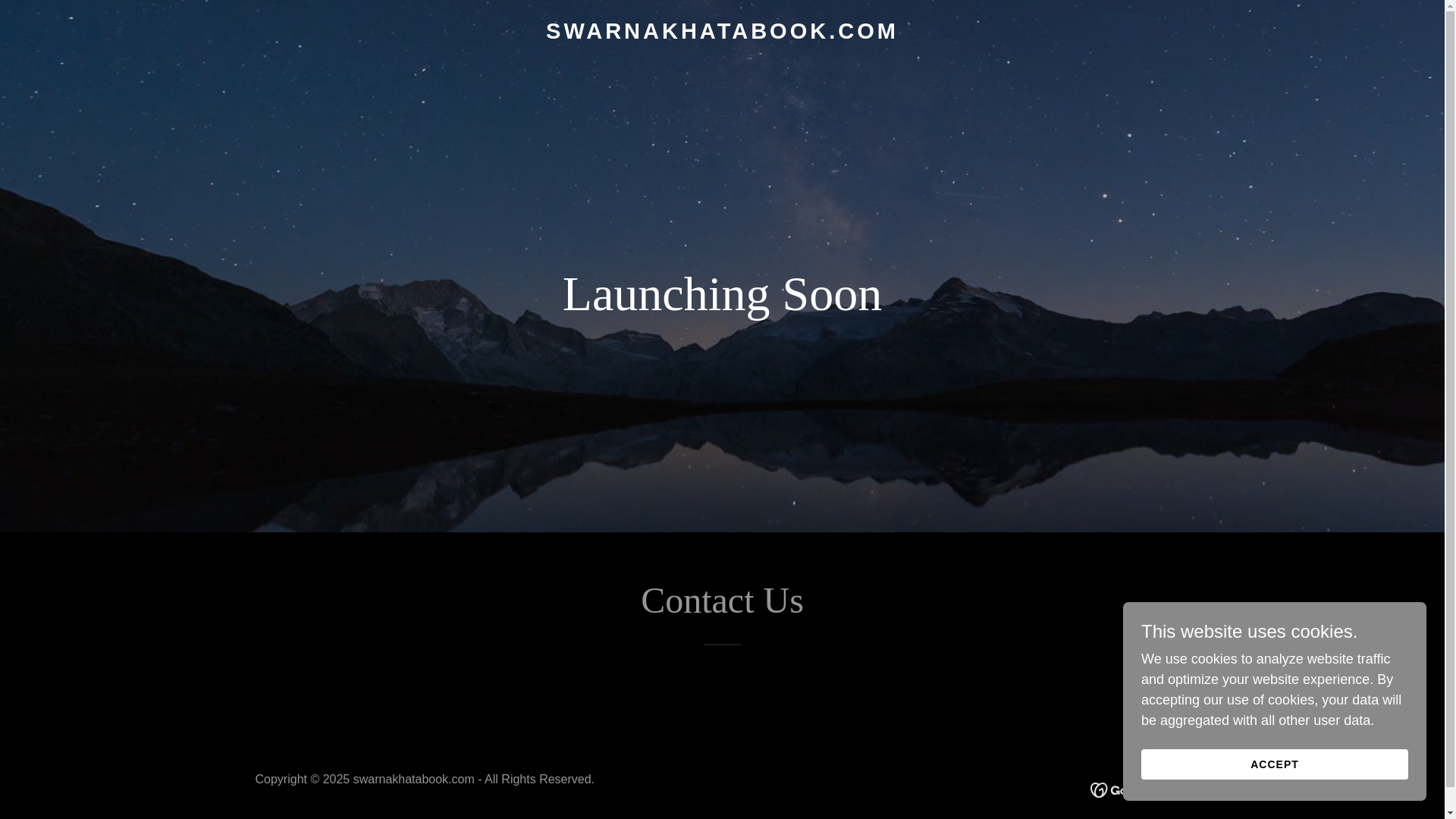 website screenshot of https://swarnakhatabook.com/