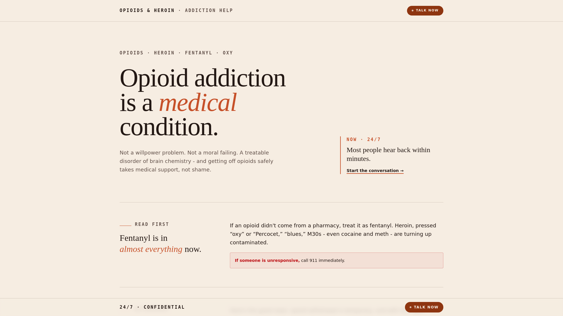 website screenshot of https://opioid-addiction-help.com/