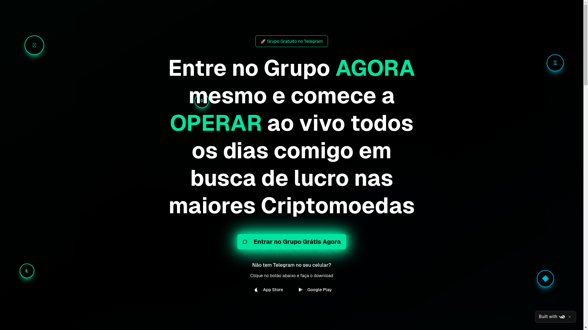 website screenshot of https://raphacrypto.com.br/