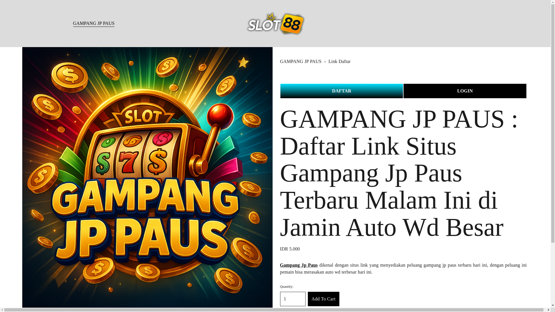 website screenshot of https://gampangjppaus.pages.dev/