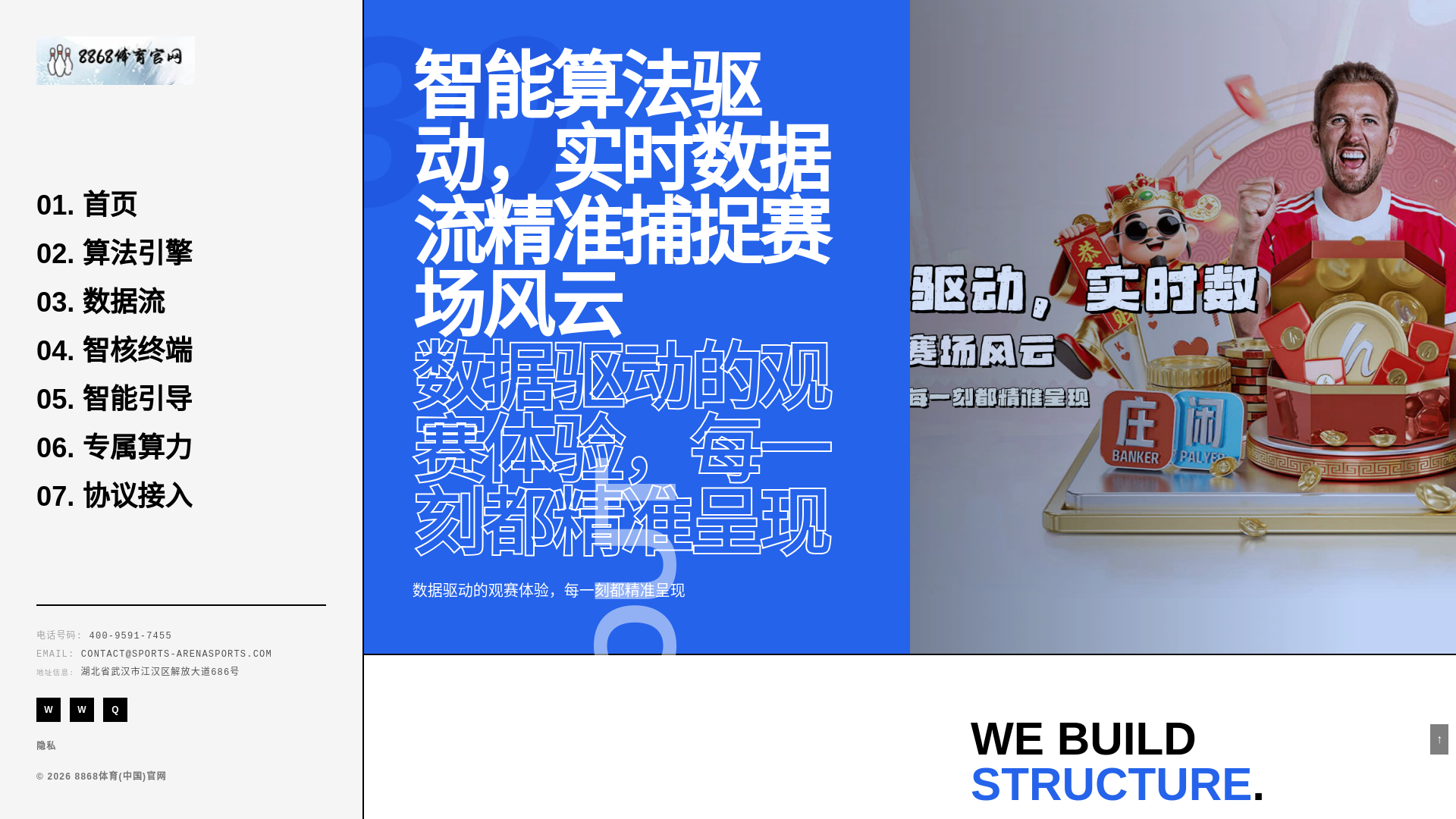 website screenshot of https://sports-arenasports.com