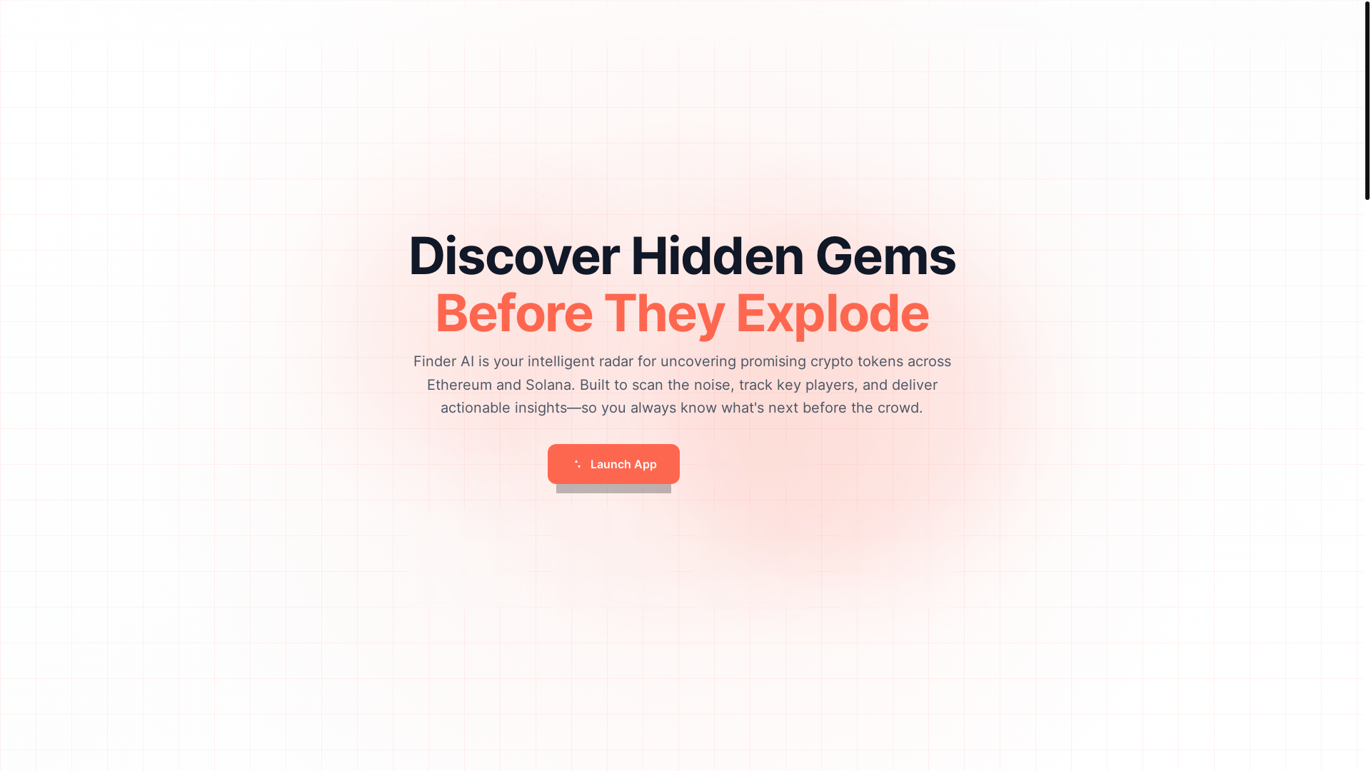 website screenshot of https://finder-ai.space/