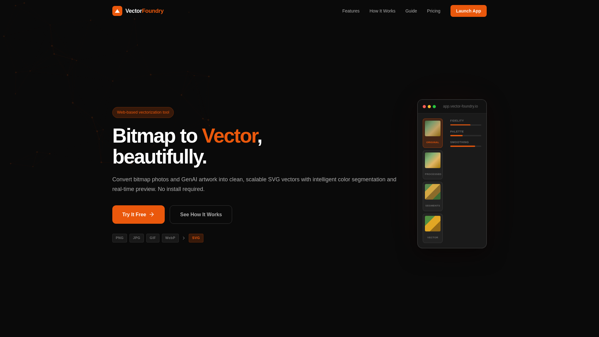 website screenshot of https://vector-foundry-website.pages.dev/