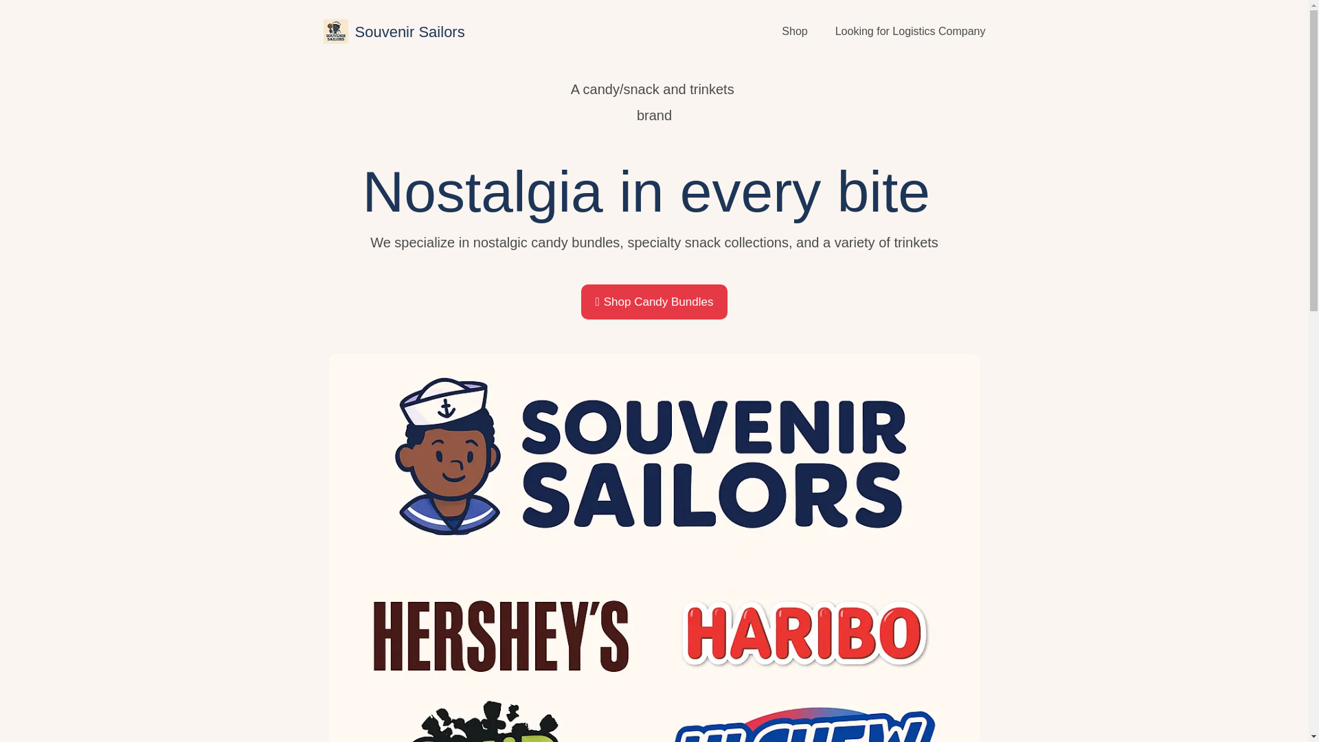 website screenshot of https://souvenirsailors.store/