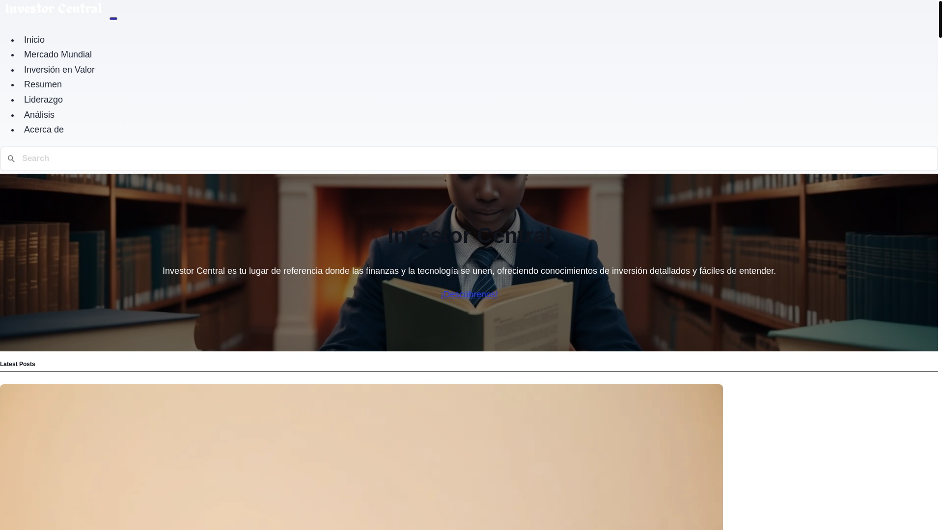 website screenshot of https://investor-central-spanish.pages.dev/