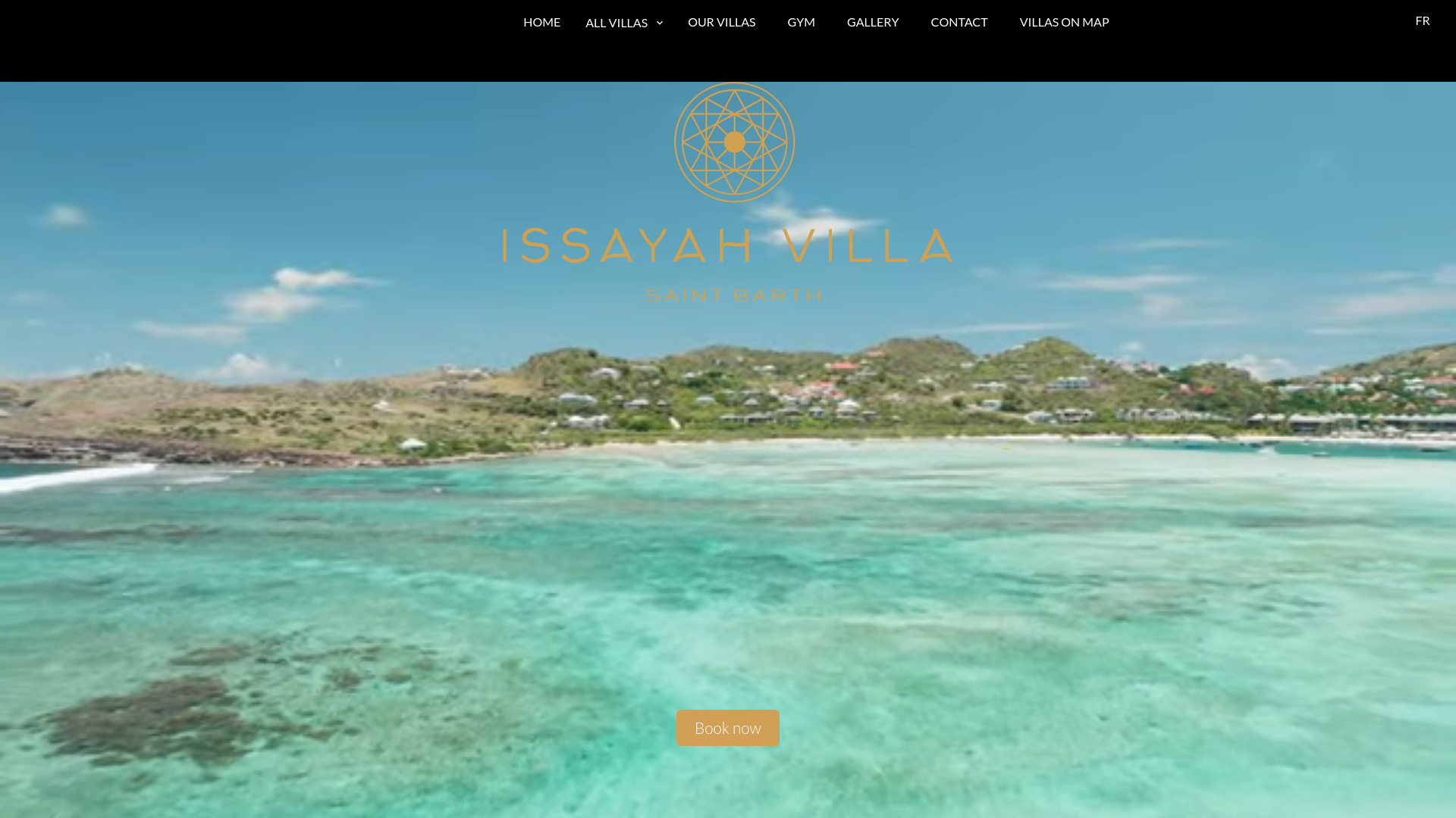 website screenshot of https://issayah-villa.com/
