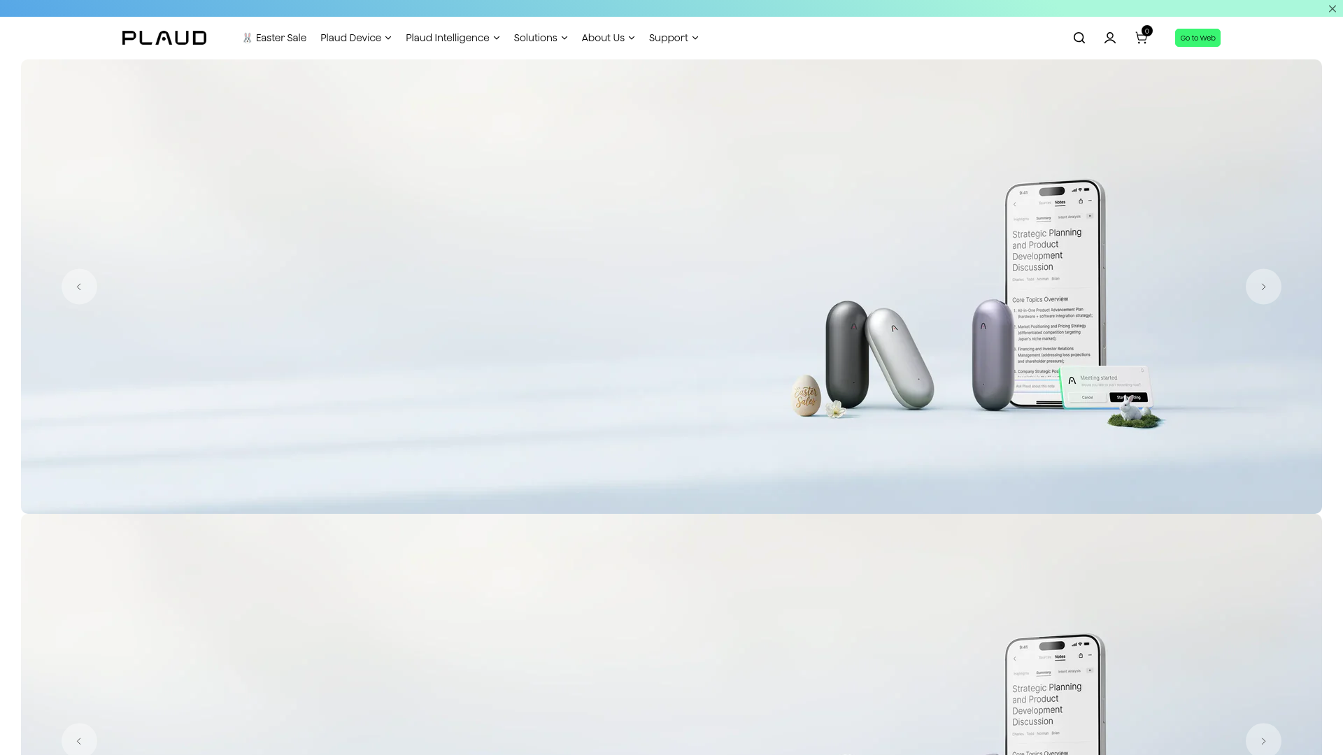 website screenshot of https://premiumplaud.com/