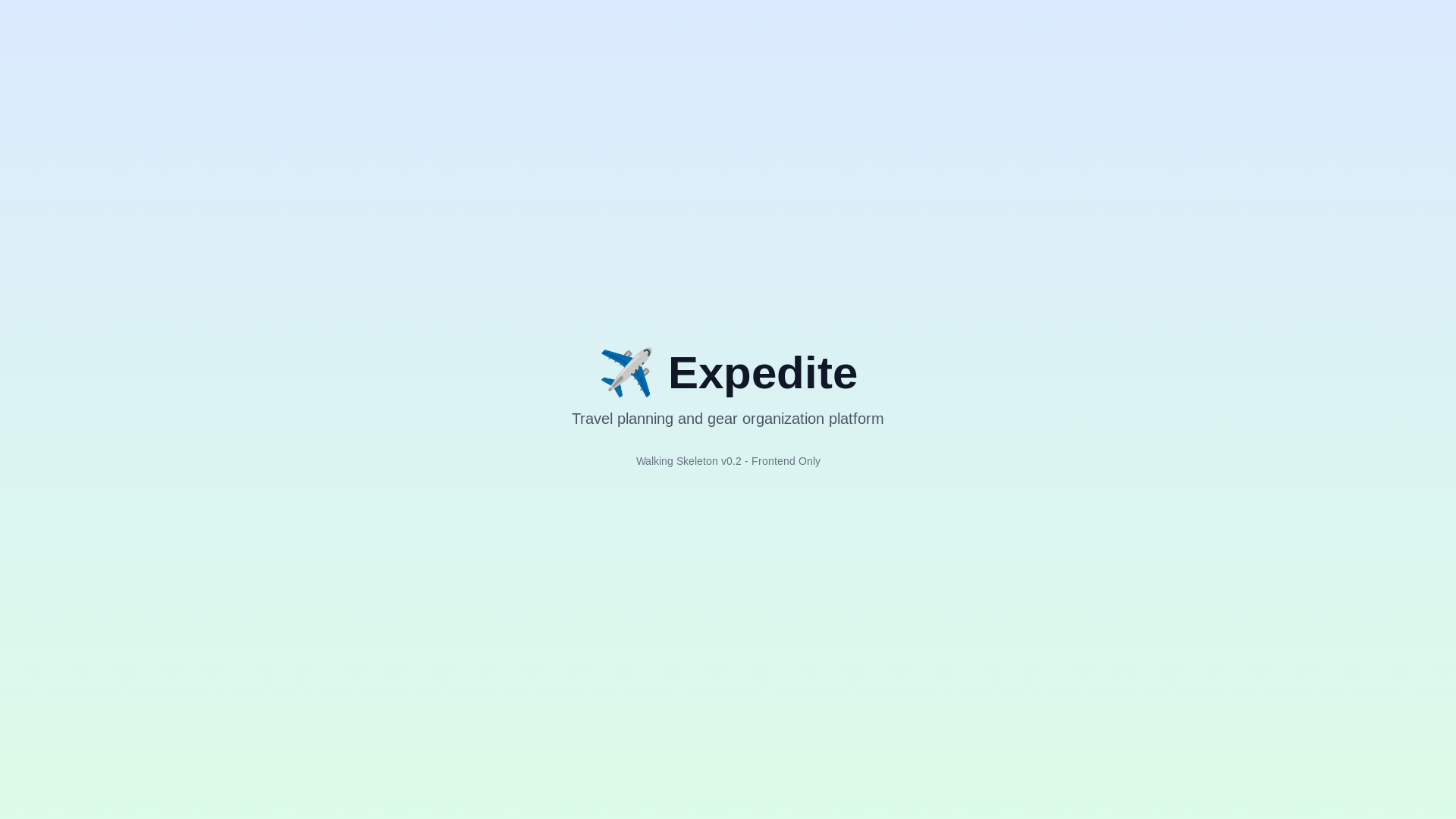 website screenshot of https://expedite-app.com/