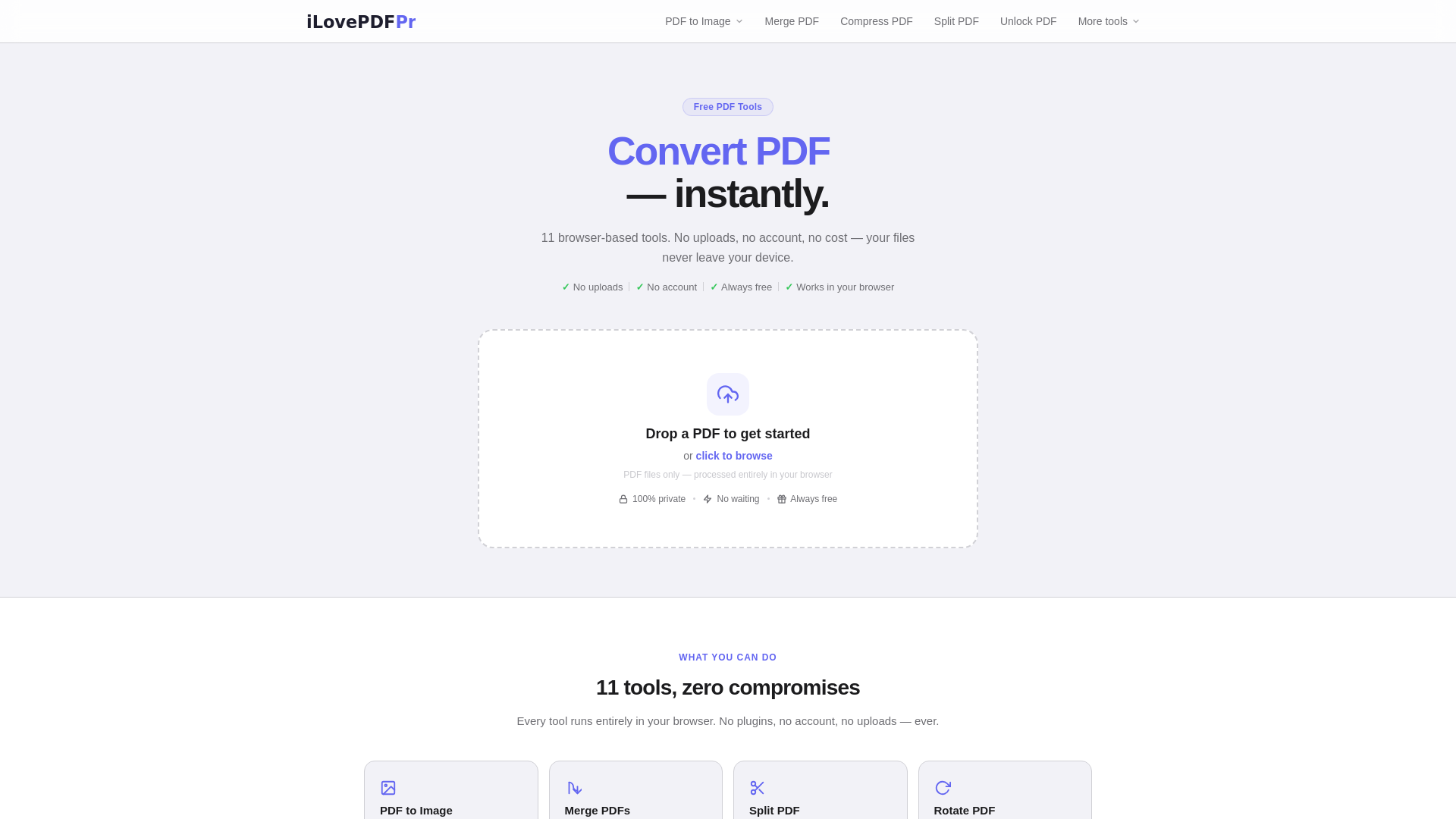 website screenshot of https://pdf-tools-4ur.pages.dev/