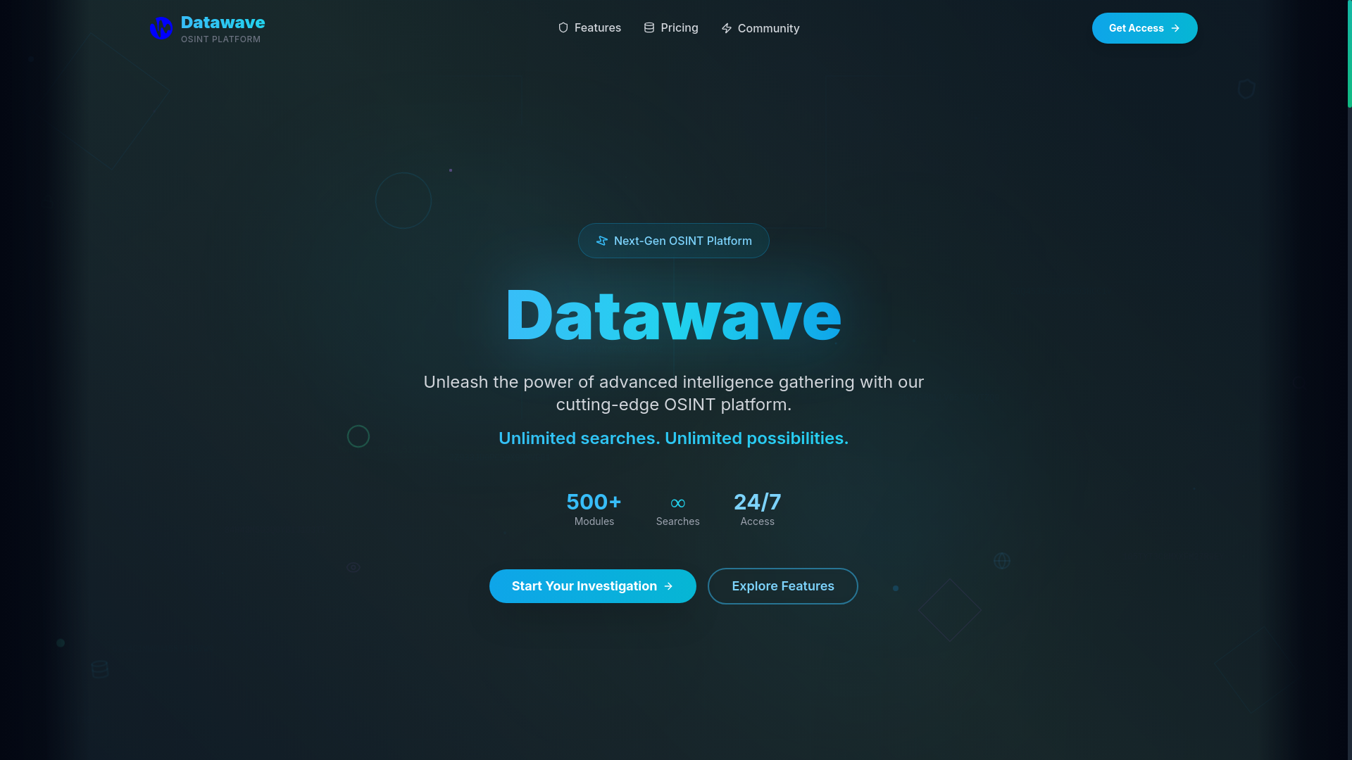 website screenshot of https://datawave-wtf-6gt.pages.dev/