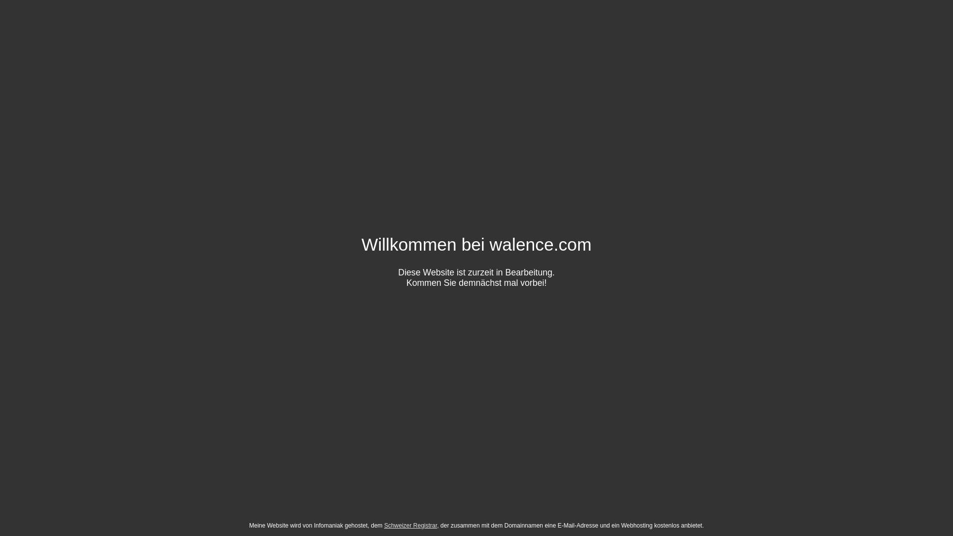 website screenshot of https://walence.eu/