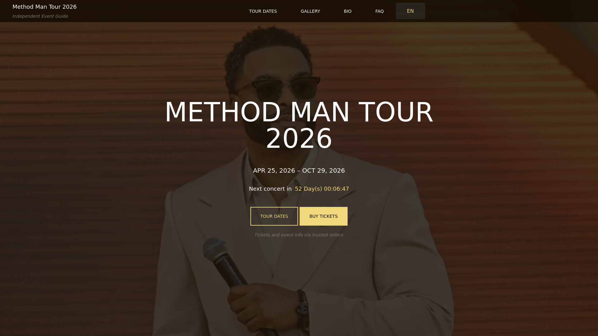 website screenshot of https://methodmantour.com/