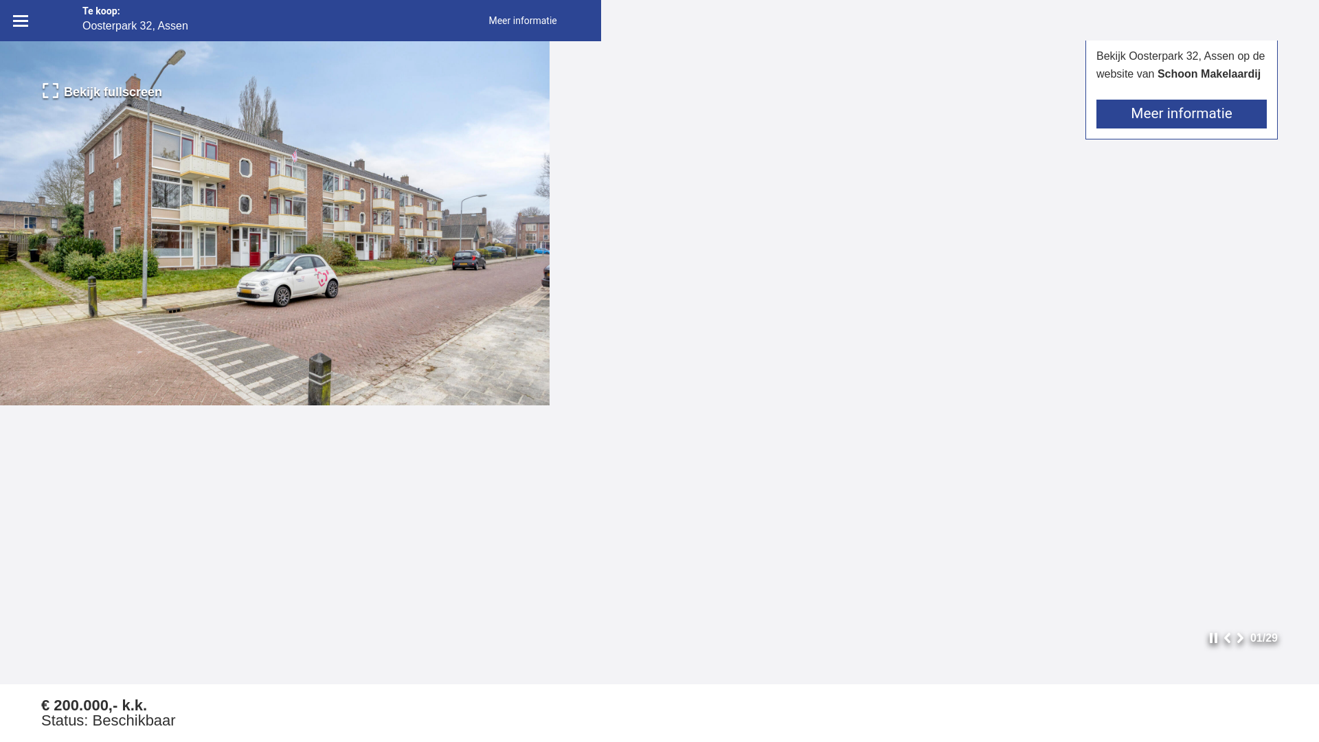 website screenshot of https://oosterpark32.nl/