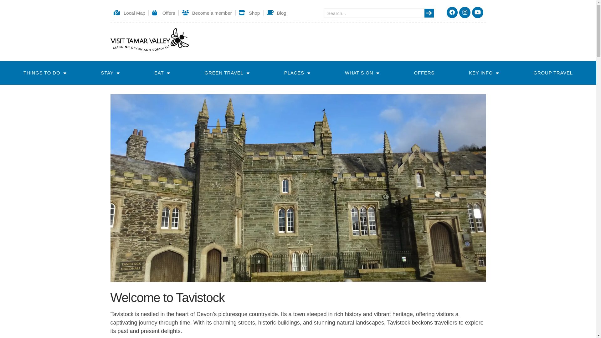 website screenshot of https://visittavistock.com/