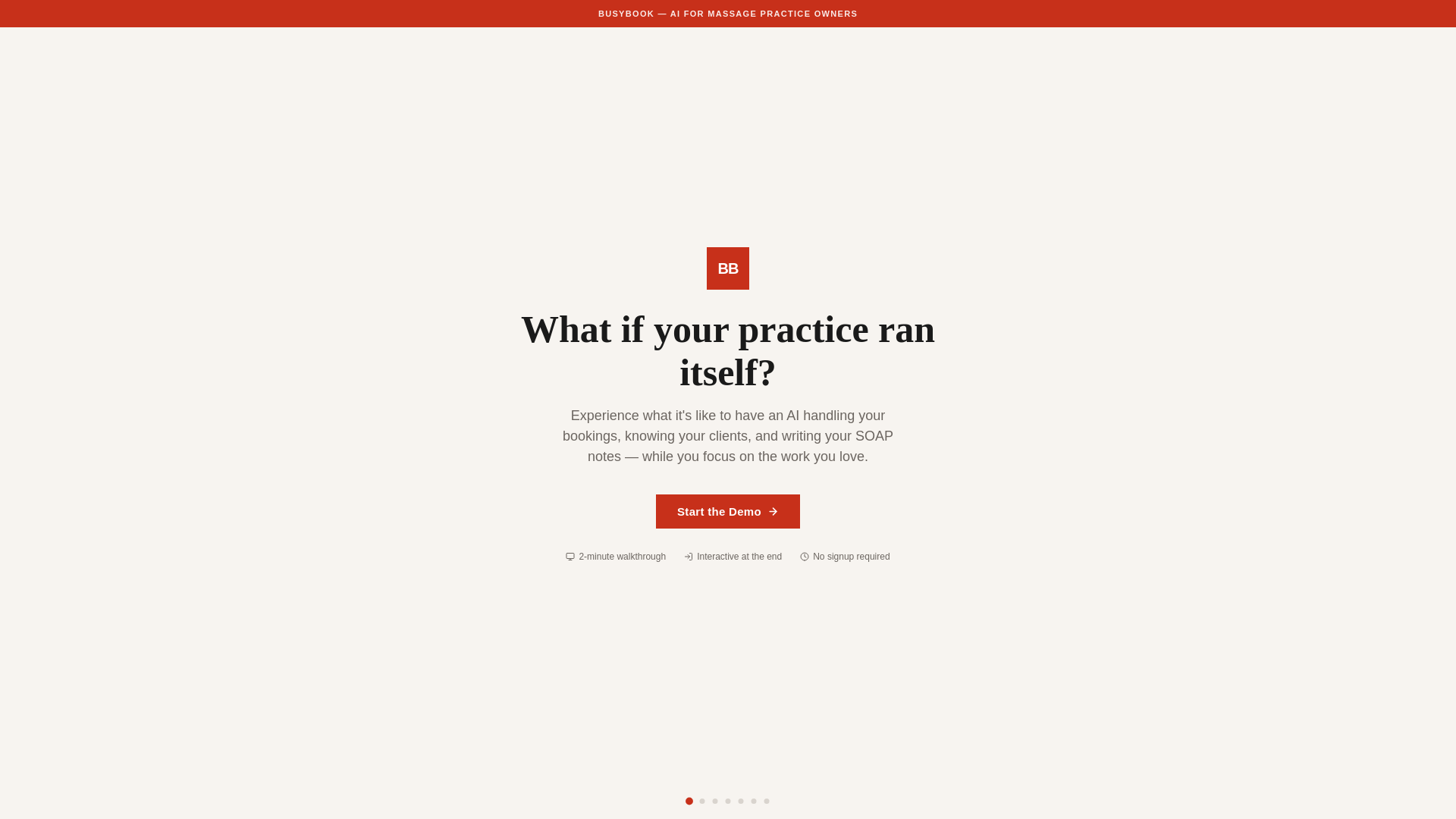 website screenshot of https://busybook-demo.pages.dev/