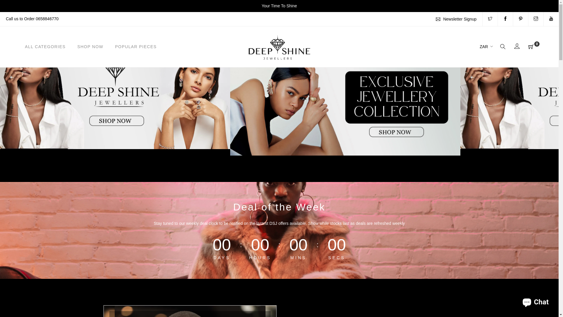 website screenshot of https://deepshinejewellersvault.com/