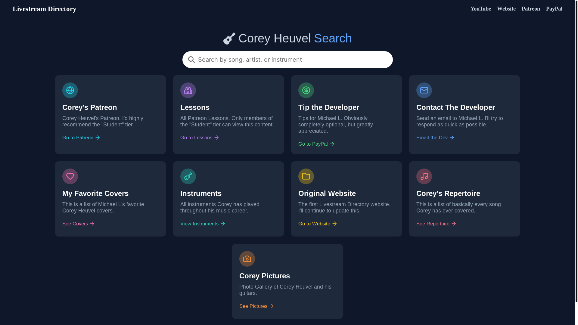 website screenshot of https://chser.org/