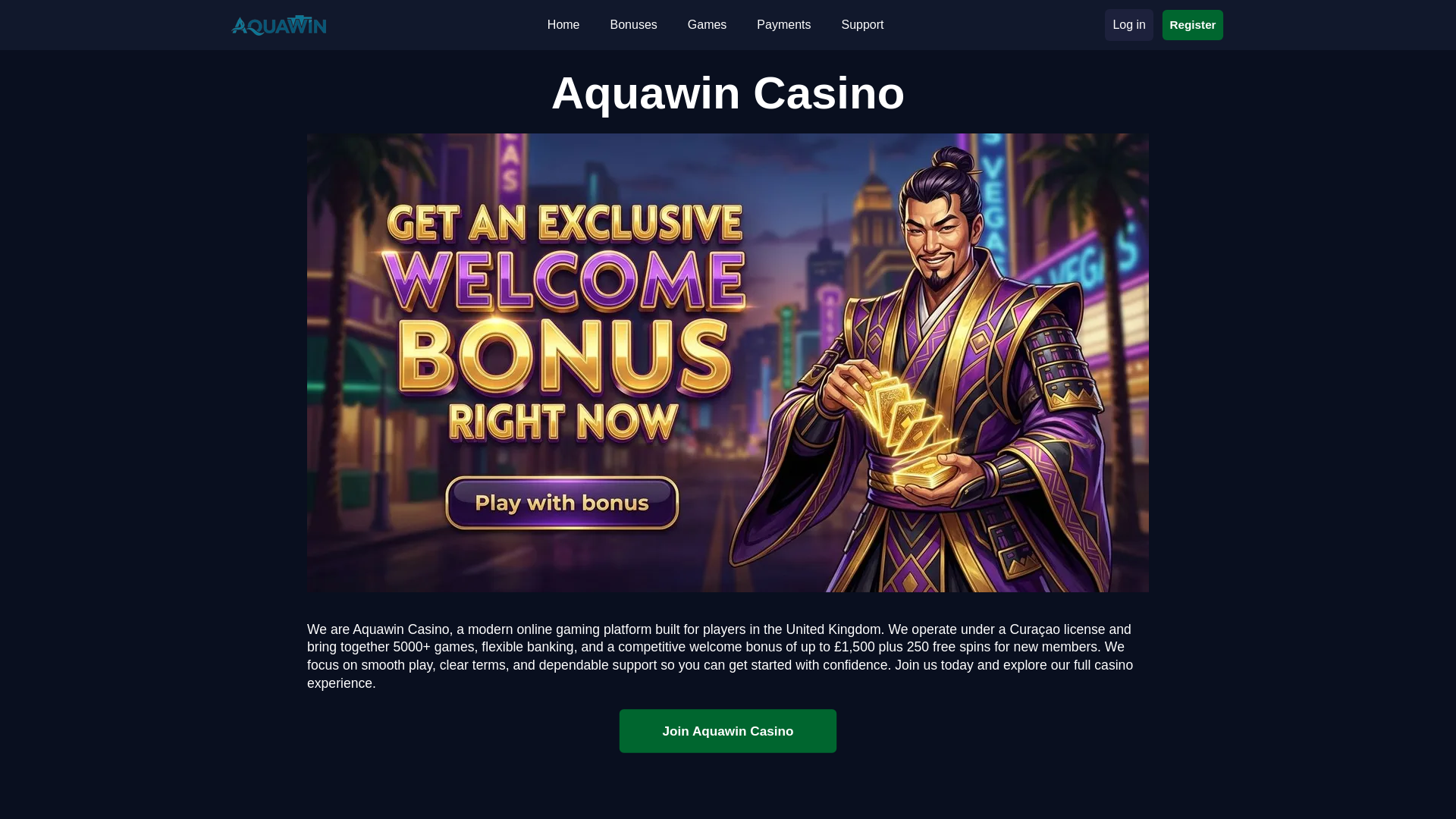 website screenshot of https://aquawin-com-sl-54187.pages.dev/