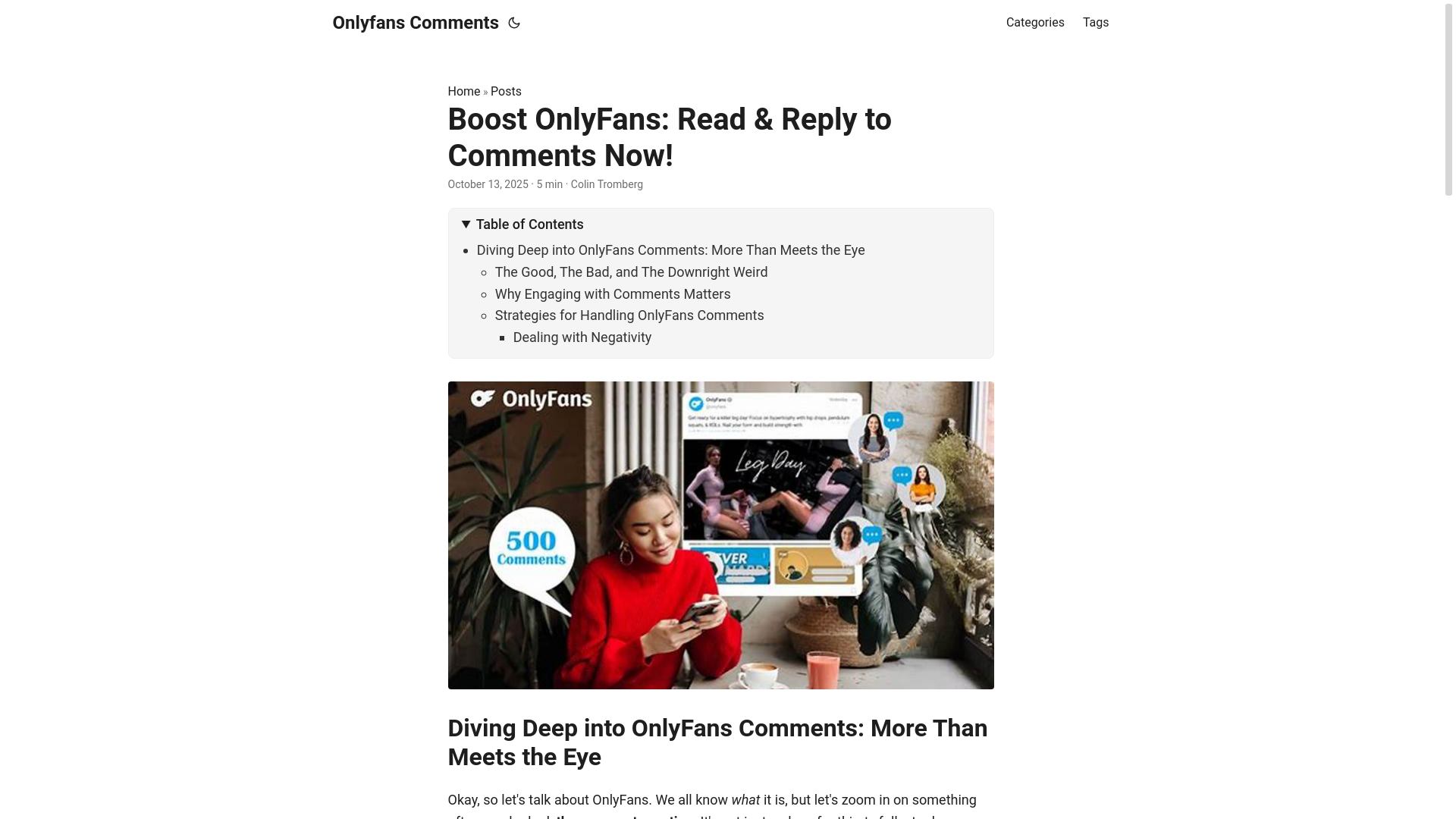 website screenshot of https://onlyfans-comments.pages.dev/