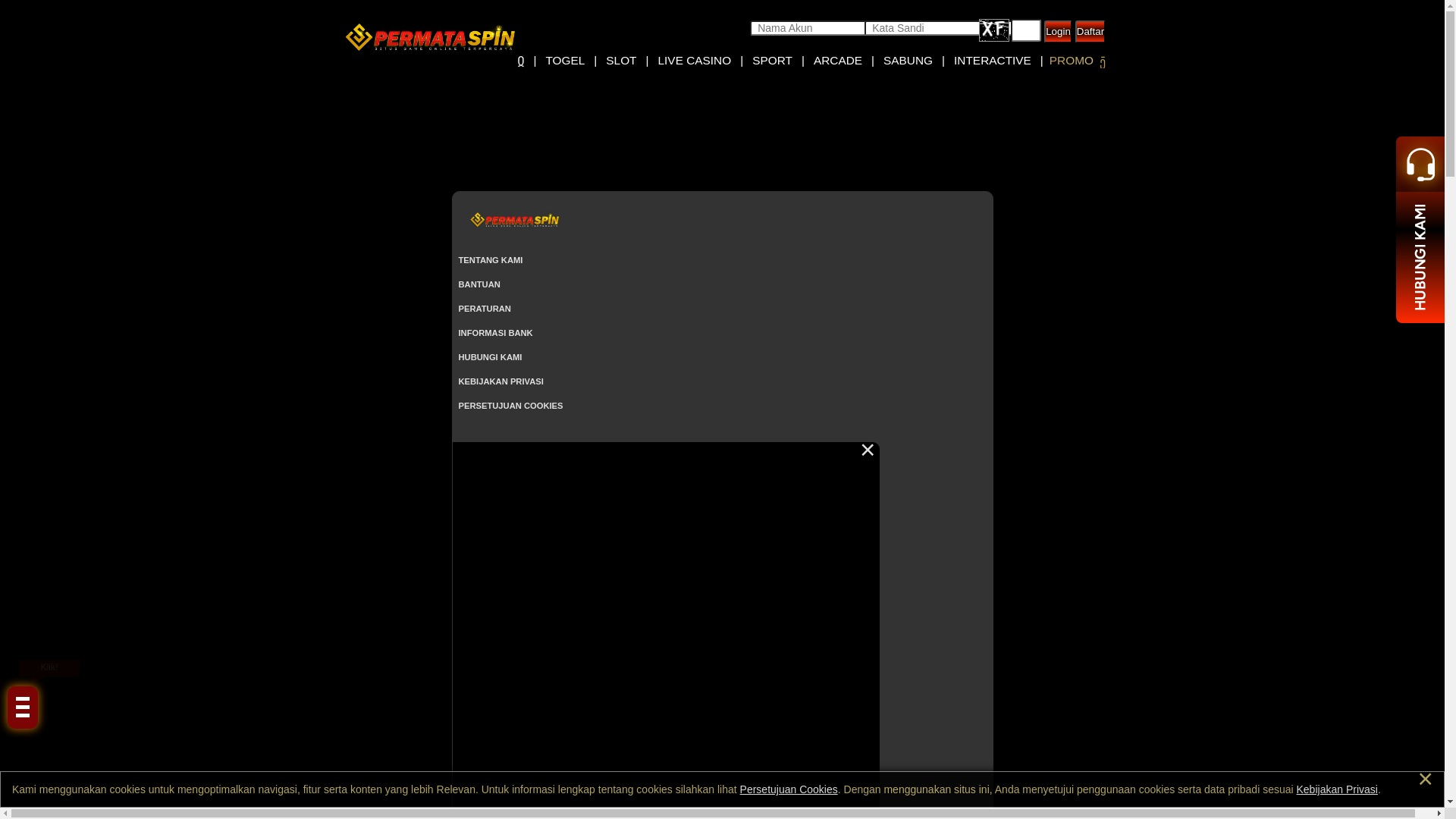 website screenshot of https://permatatrik.cfd/