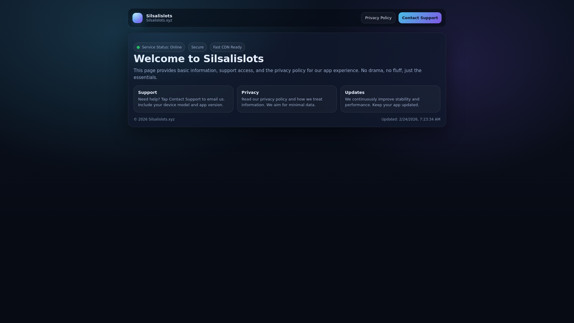 website screenshot of https://sisalslots.xyz/