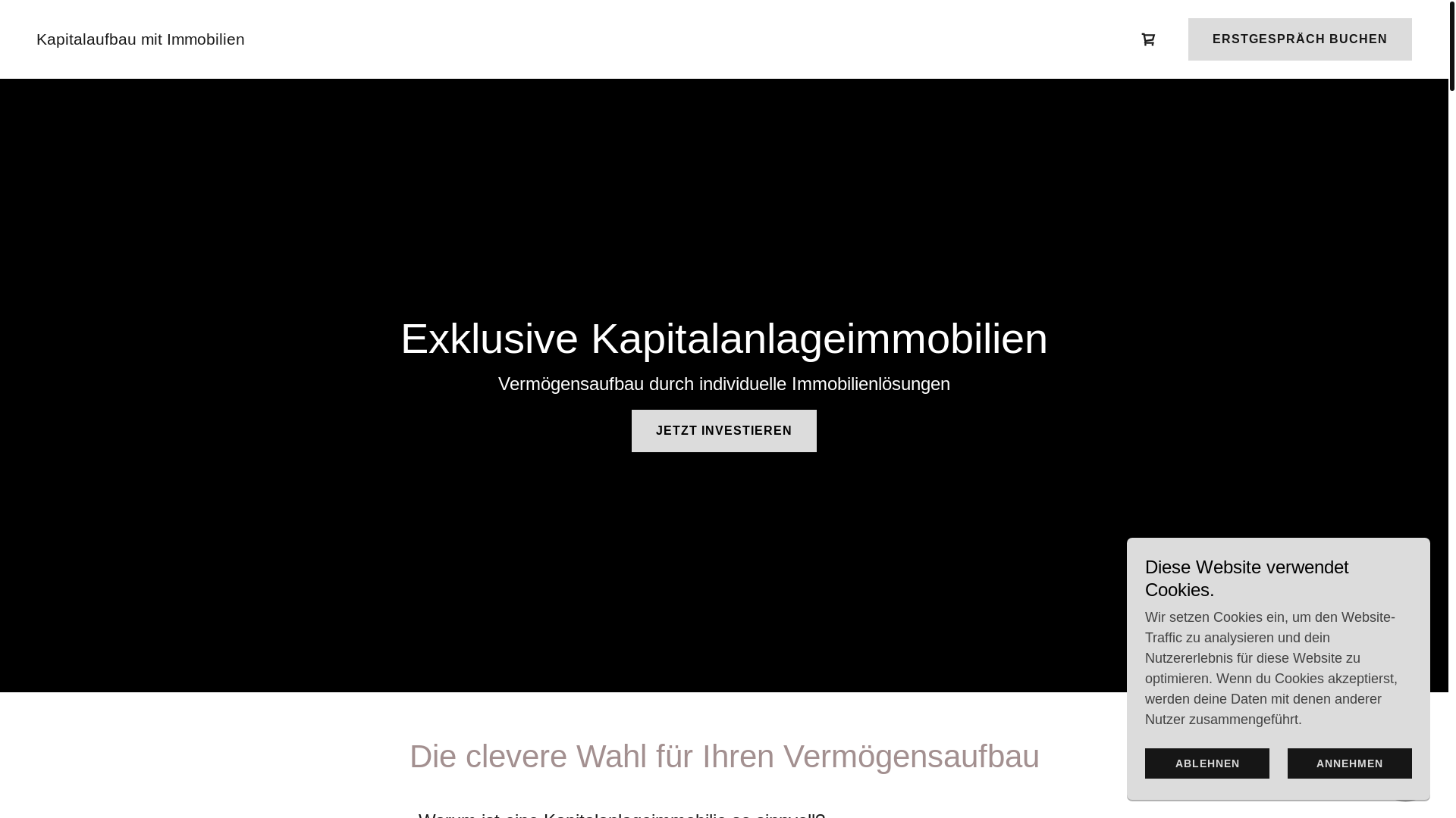 website screenshot of https://kapitalaufbau-immobilien.de/