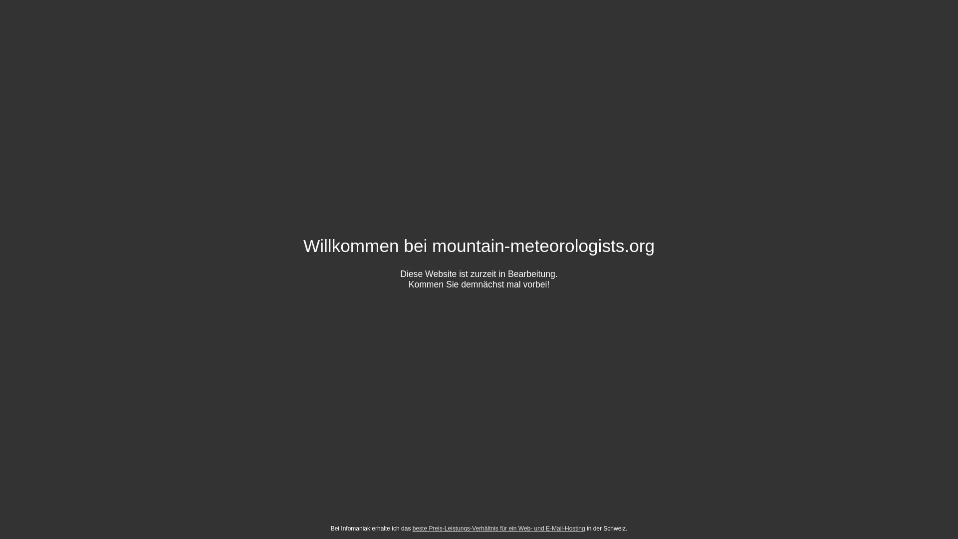 website screenshot of https://mountain-meteorologists.org/