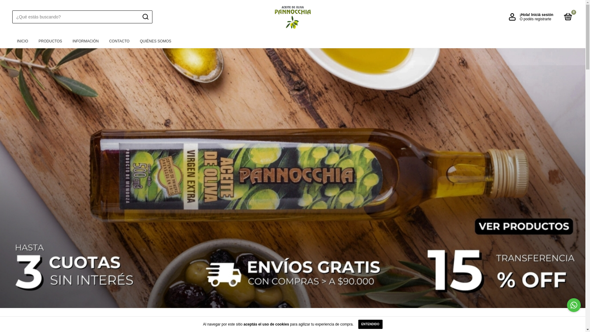 website screenshot of https://aceitepannocchia.com.ar/