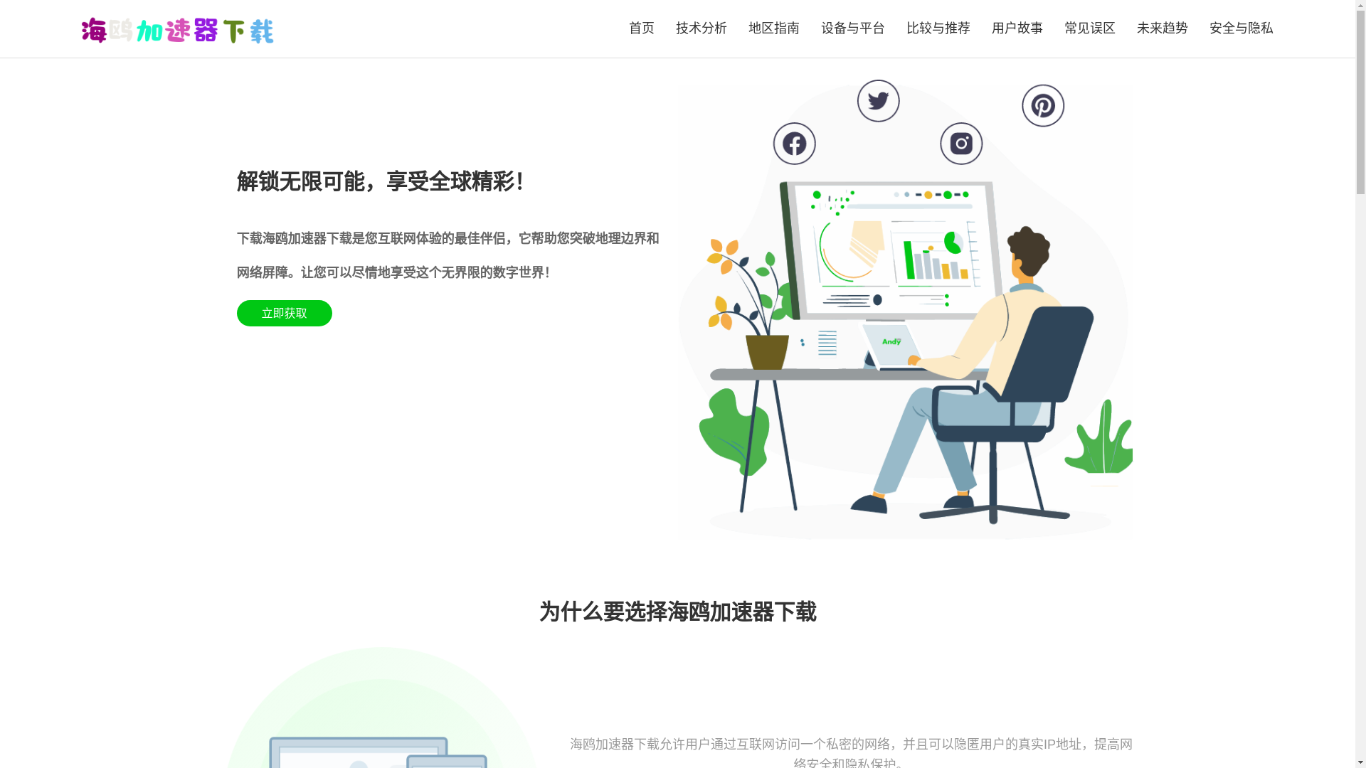 website screenshot of https://haiouvpnspeed.com/