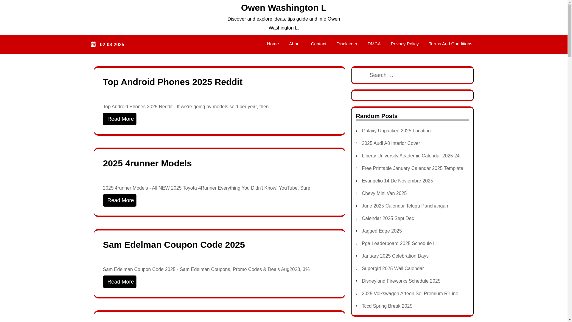 website screenshot of https://owenwashingtonl.pages.dev/
